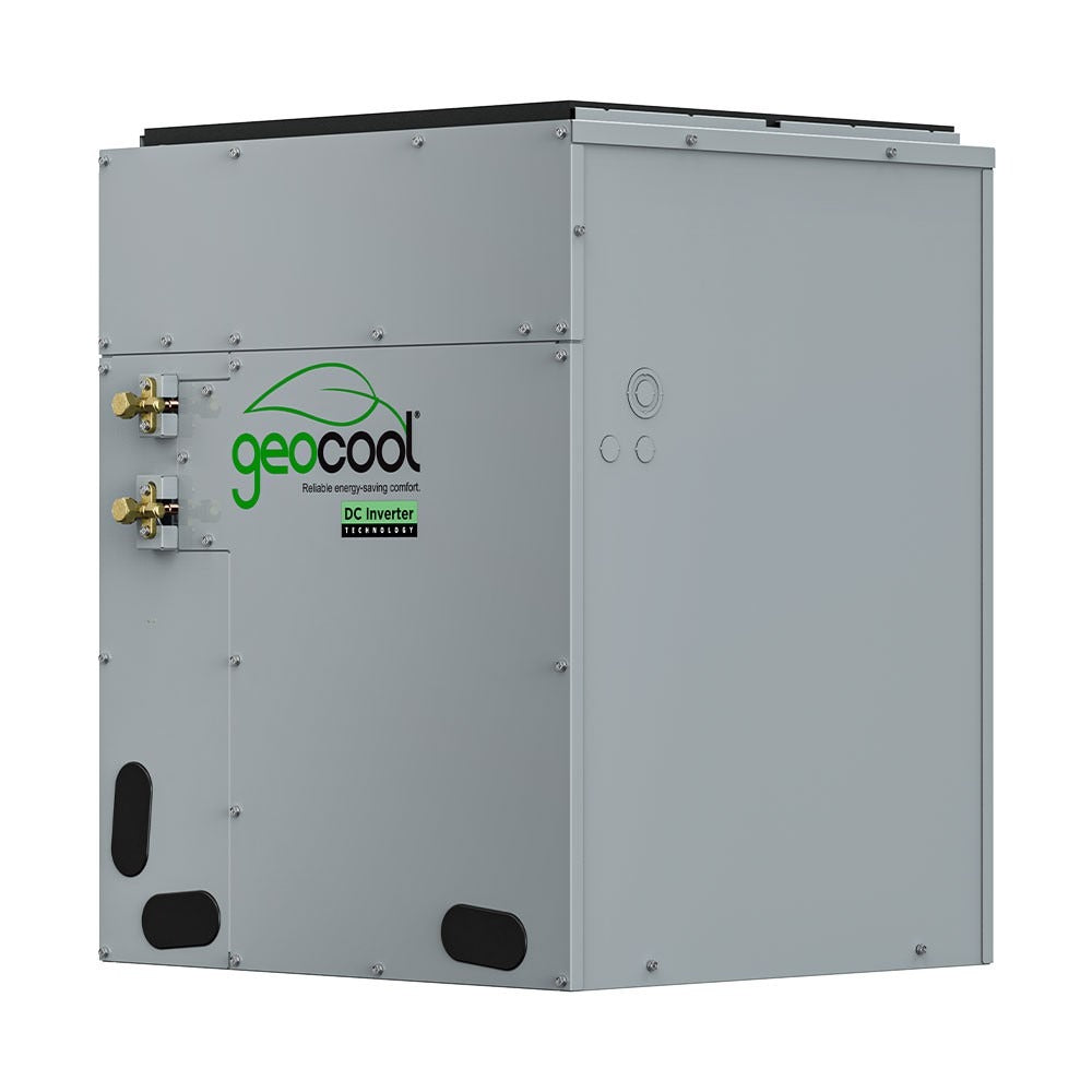 MrCool 5 Ton 71 EER2 GeoCool Vertical Split System with Return Air Box and Pre- Charged Line Set