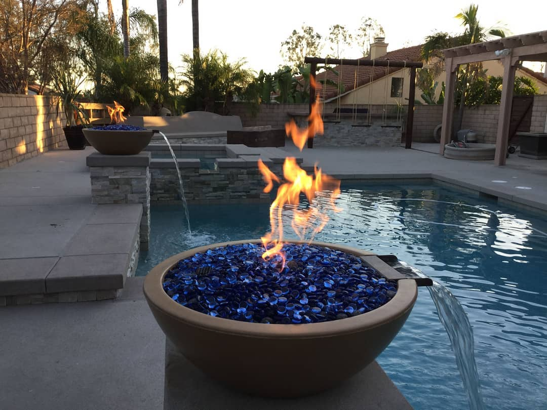 SEDONA FIRE & WATER BOWL – GFRC CONCRETE