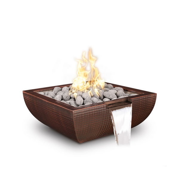 AVALON FIRE & WATER BOWL – HAMMERED PATINA COPPER & STAINLESS STEEL