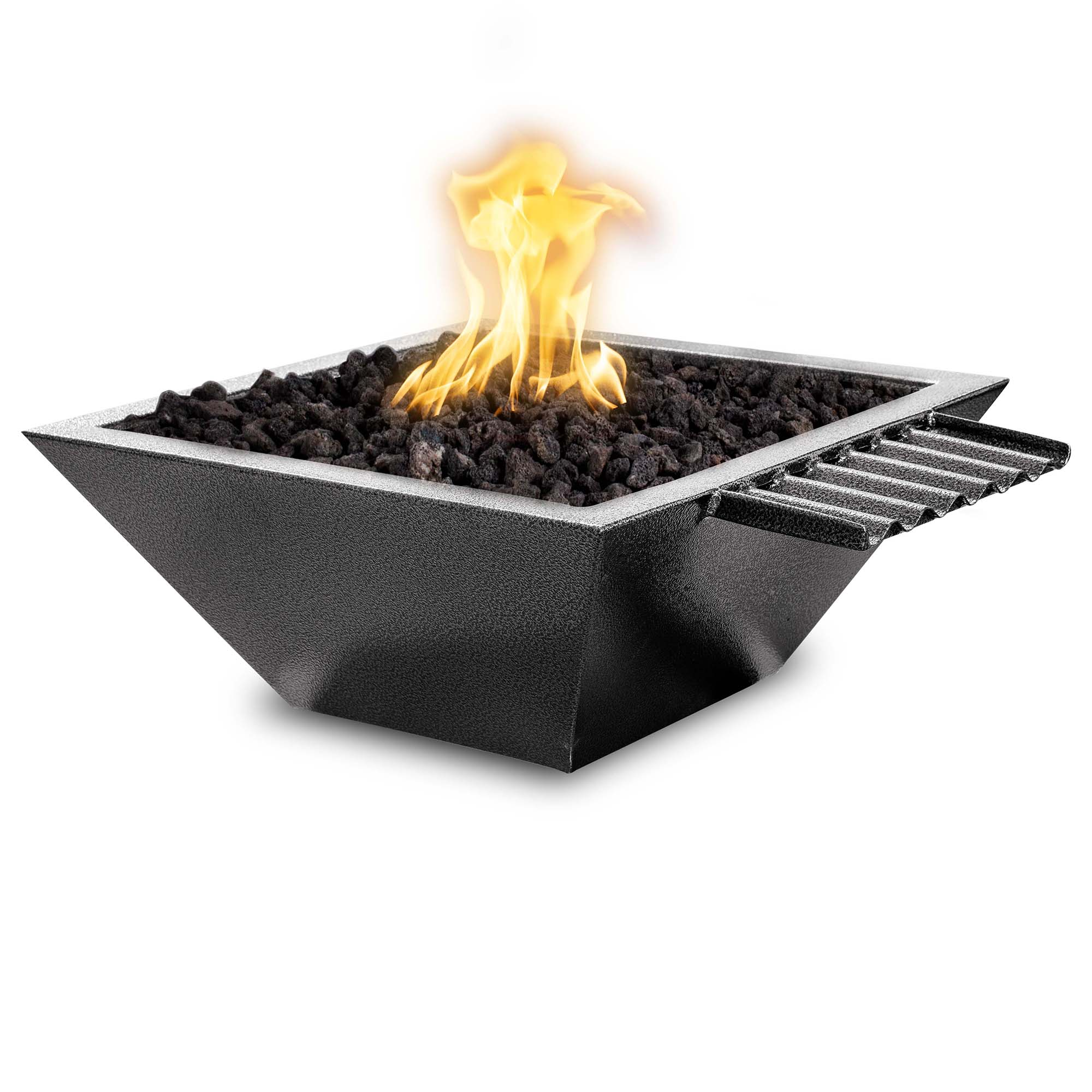 MAYA FIRE & WATER BOWL – WAVE SCUPPER METAL POWDER COAT