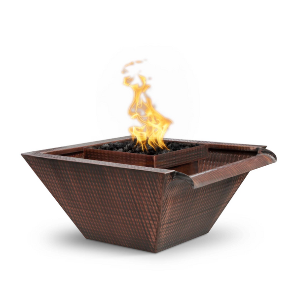 MAYA FIRE & WATER BOWL – WIDE GRAVITY SPILL COPPER