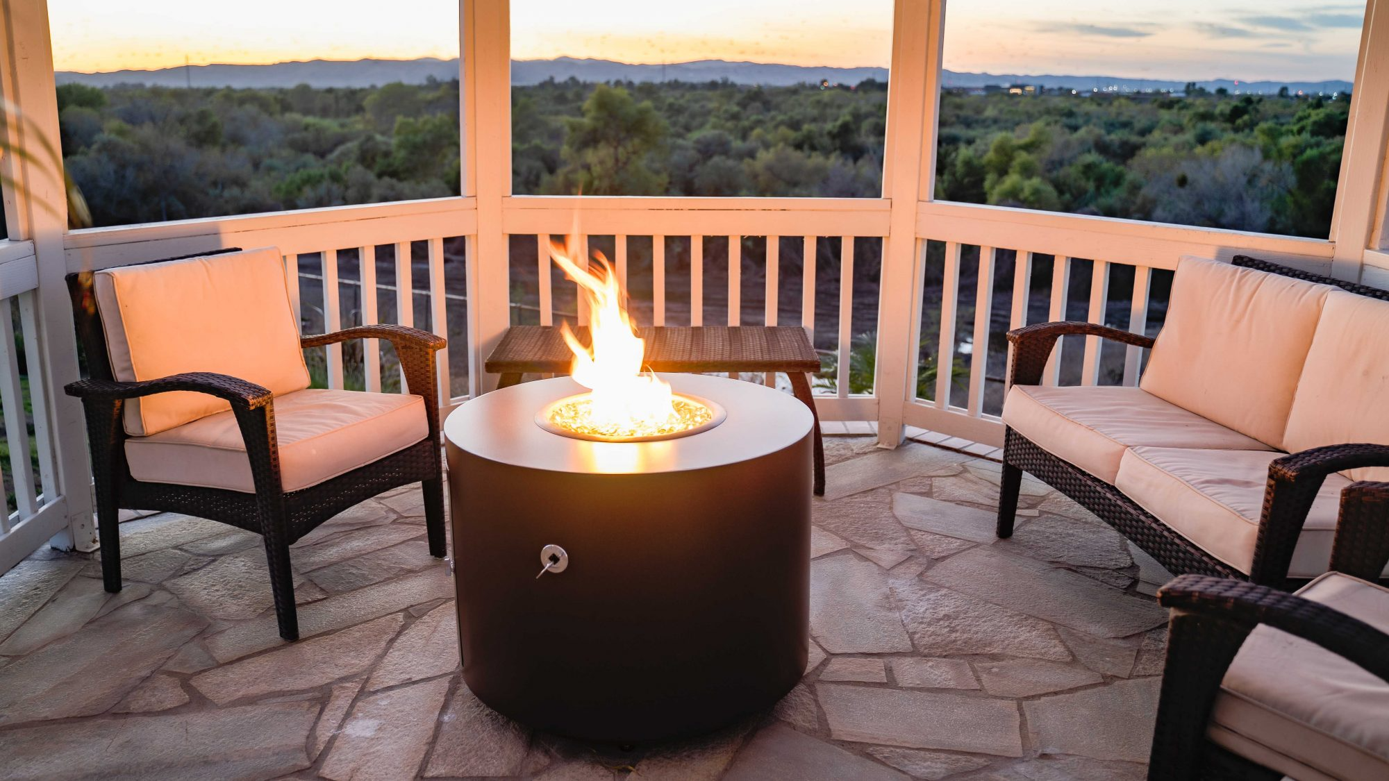 The Outdoor Plus Beverly Fire Pit - Powder Coated Collection