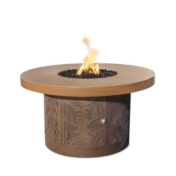 Round Outback Outdoor Fire Pit