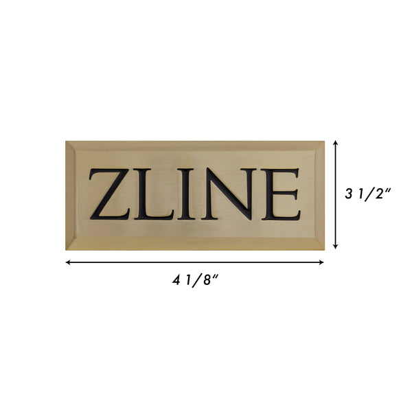 ZLINE Autograph Edition Badge Sample(Available in Gold/Champagne/Matte Black)