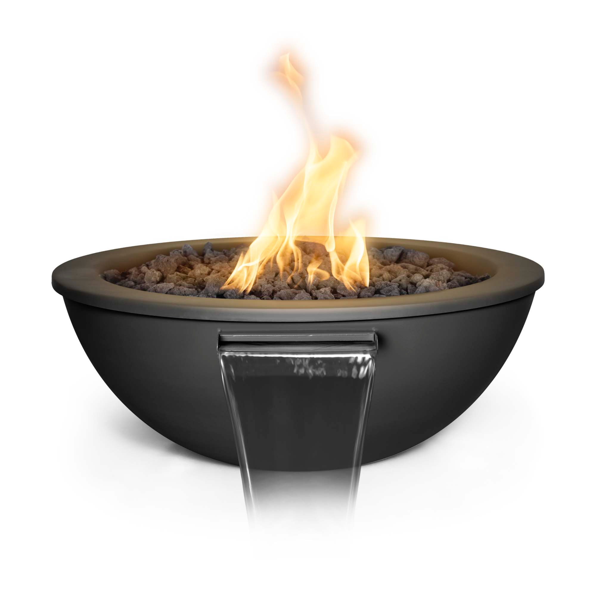 SEDONA FIRE & WATER BOWL – METAL POWDER COATED