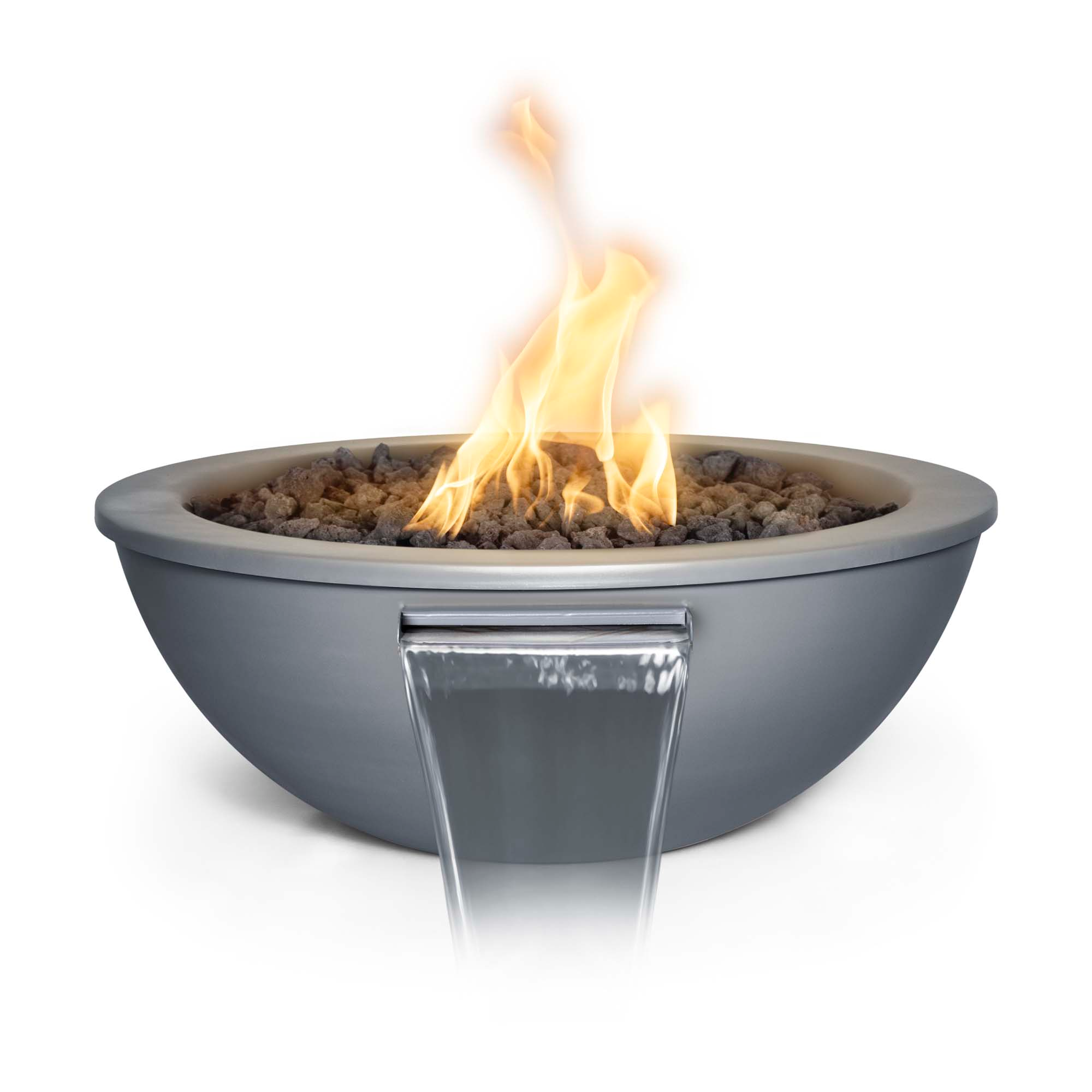 SEDONA FIRE & WATER BOWL – METAL POWDER COATED