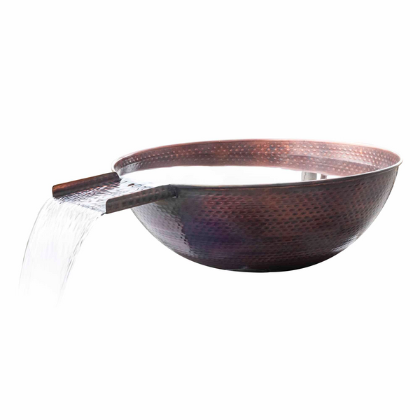 SEDONA WATER BOWL – HAMMERED PATINA COPPER