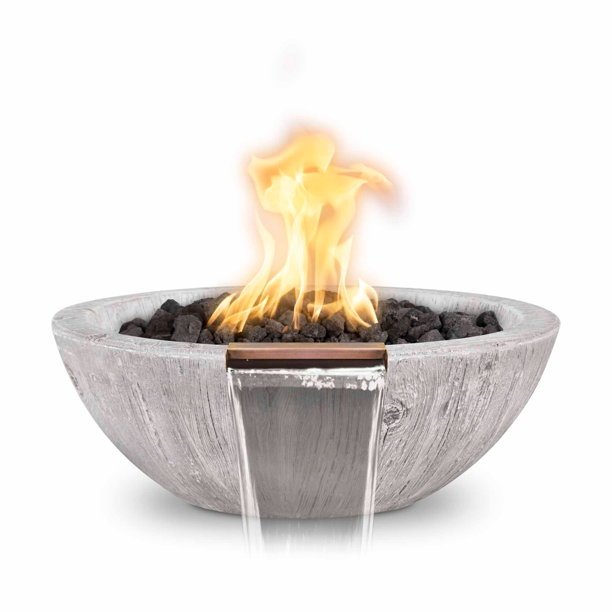 SEDONA WATER & FIRE BOWL – WOOD GRAIN CONCRETE