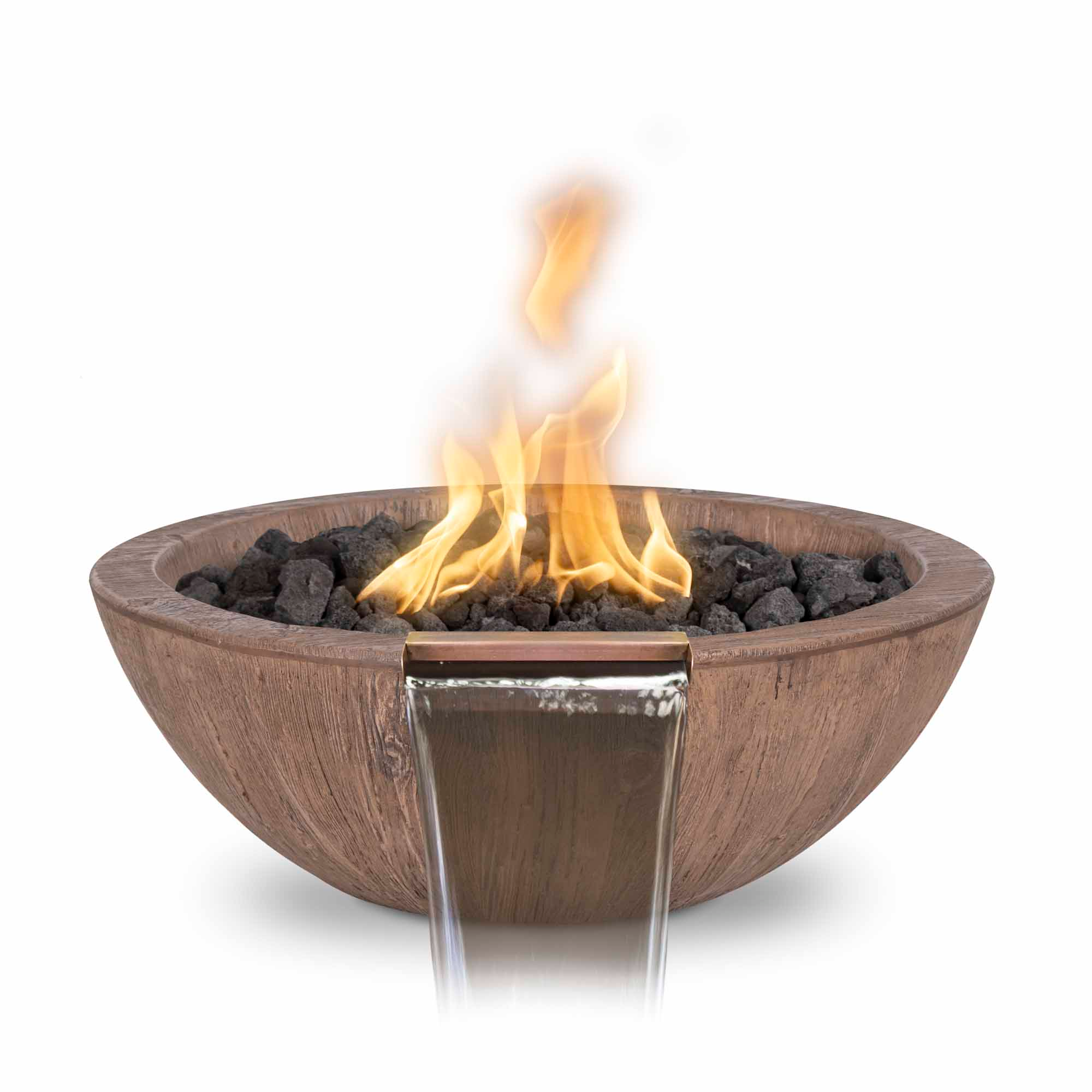 SEDONA WATER & FIRE BOWL – WOOD GRAIN CONCRETE