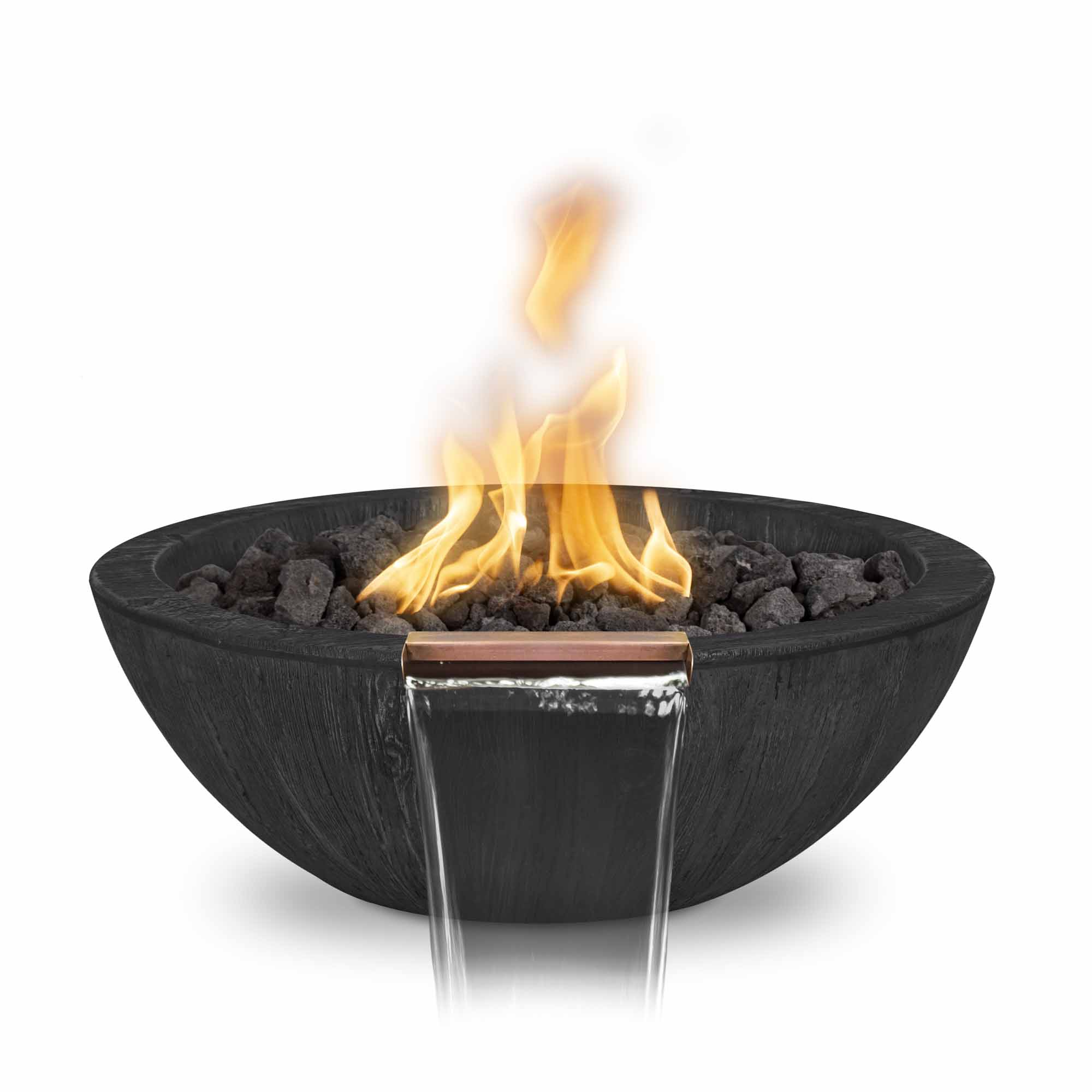 SEDONA WATER & FIRE BOWL – WOOD GRAIN CONCRETE