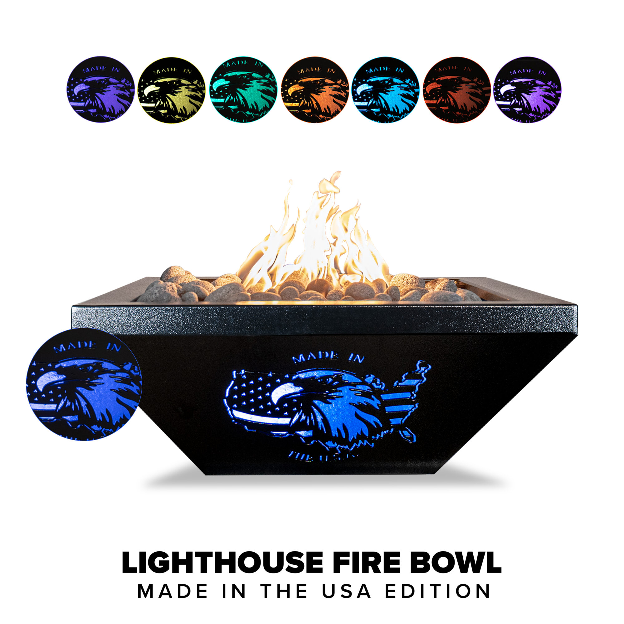 LIGHTHOUSE COLLECTION FIRE BOWLS Powder Coat