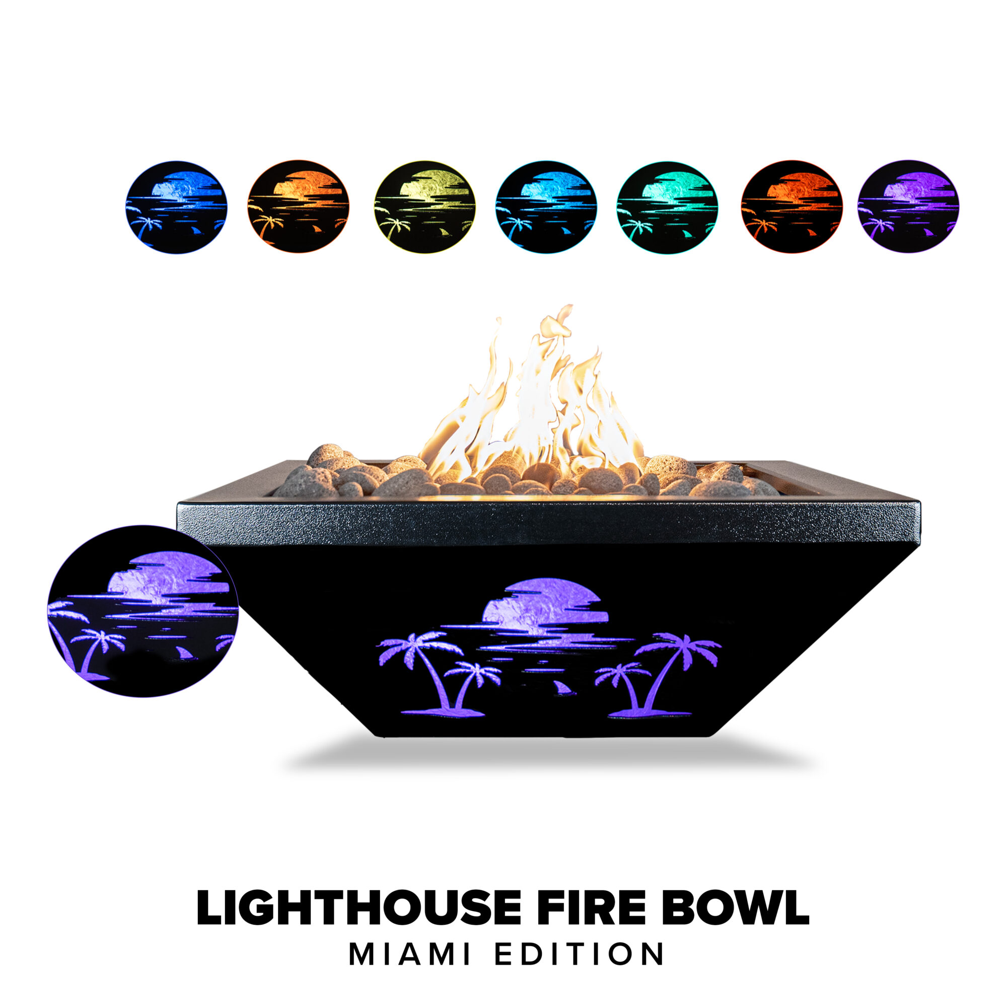 LIGHTHOUSE COLLECTION FIRE BOWLS Powder Coat