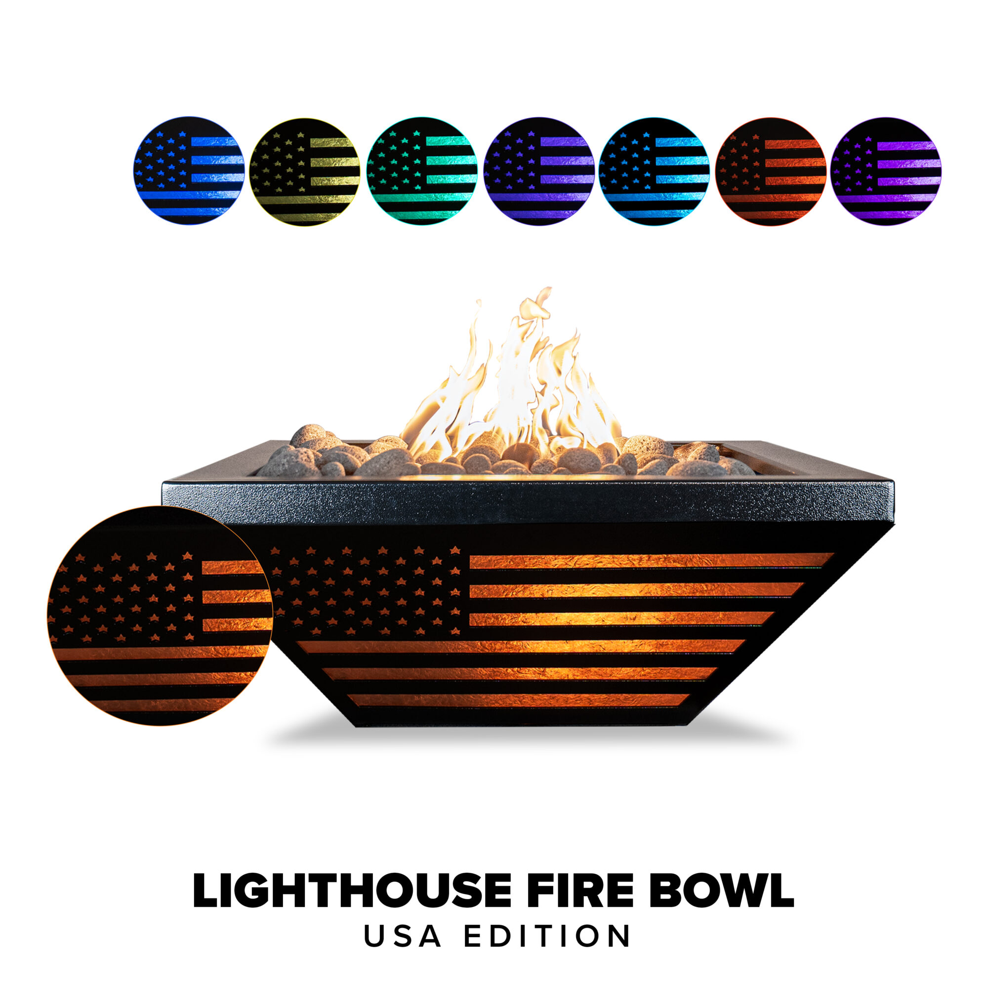 LIGHTHOUSE COLLECTION FIRE BOWLS Powder Coat