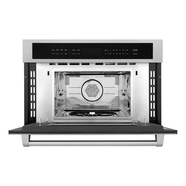 ZLINE 30 In. Microwave Oven in DuraSnow Stainless Steel with Traditional Handle (MWO-30-SS)