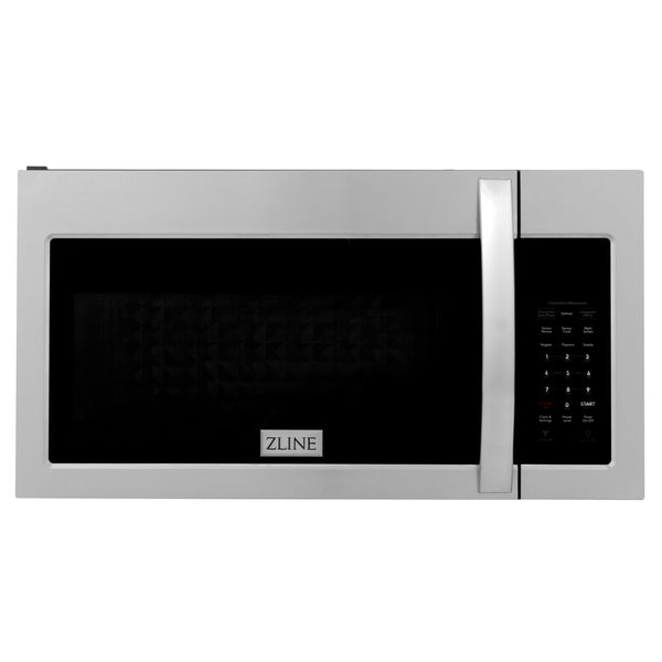 ZLINE 30" Kitchen Package with Stainless Steel Dual Fuel Range, Modern Over The Range Microwave and Tall Tub Dishwasher (3KP-RAOTR30-DWV)