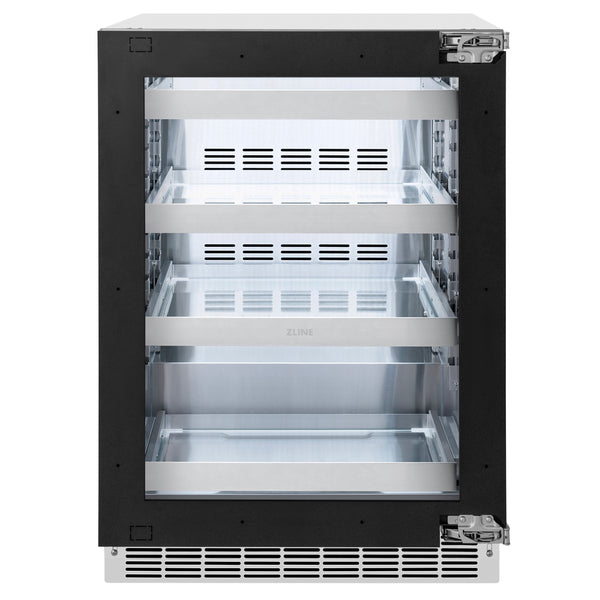 ZLINE 24 Inch Beverage Center with Panel-Ready Door (RBSPO-24)