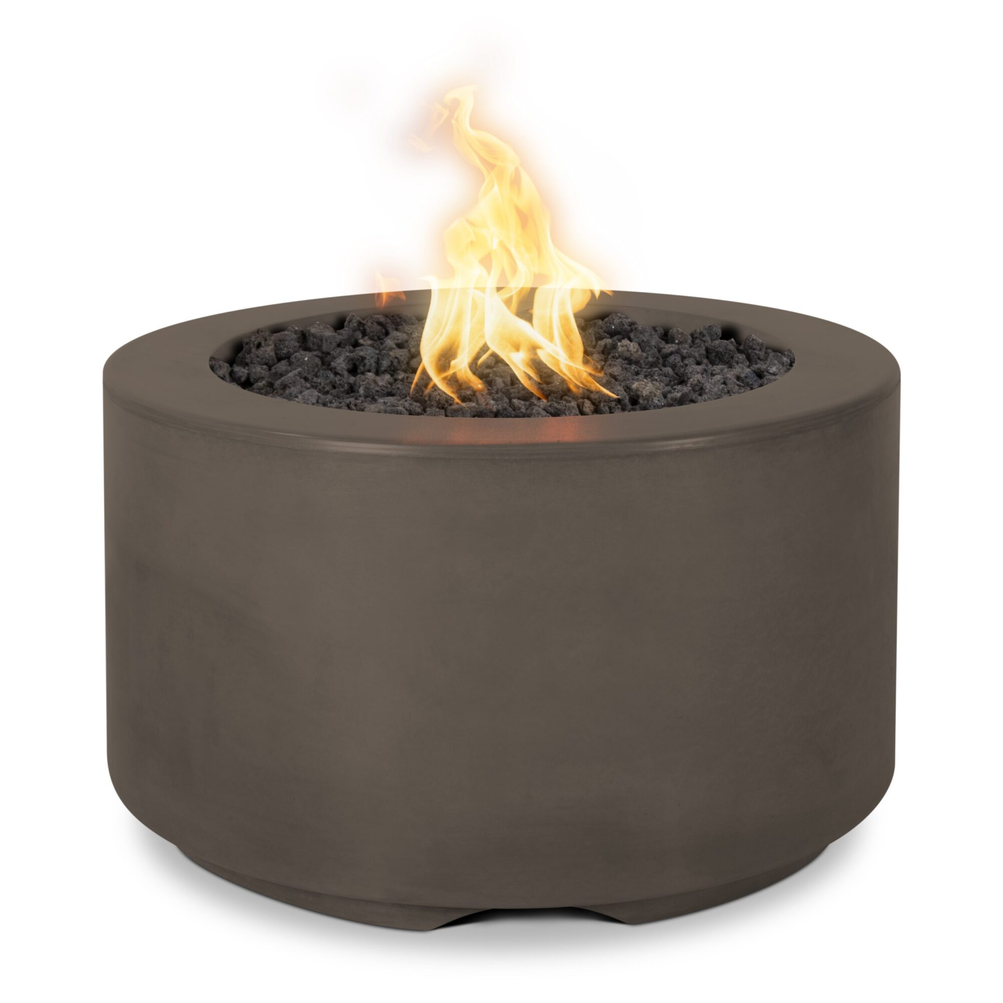 The Outdoor Plus Florence Fire Pit - GFRC Concrete – 18″ Tall