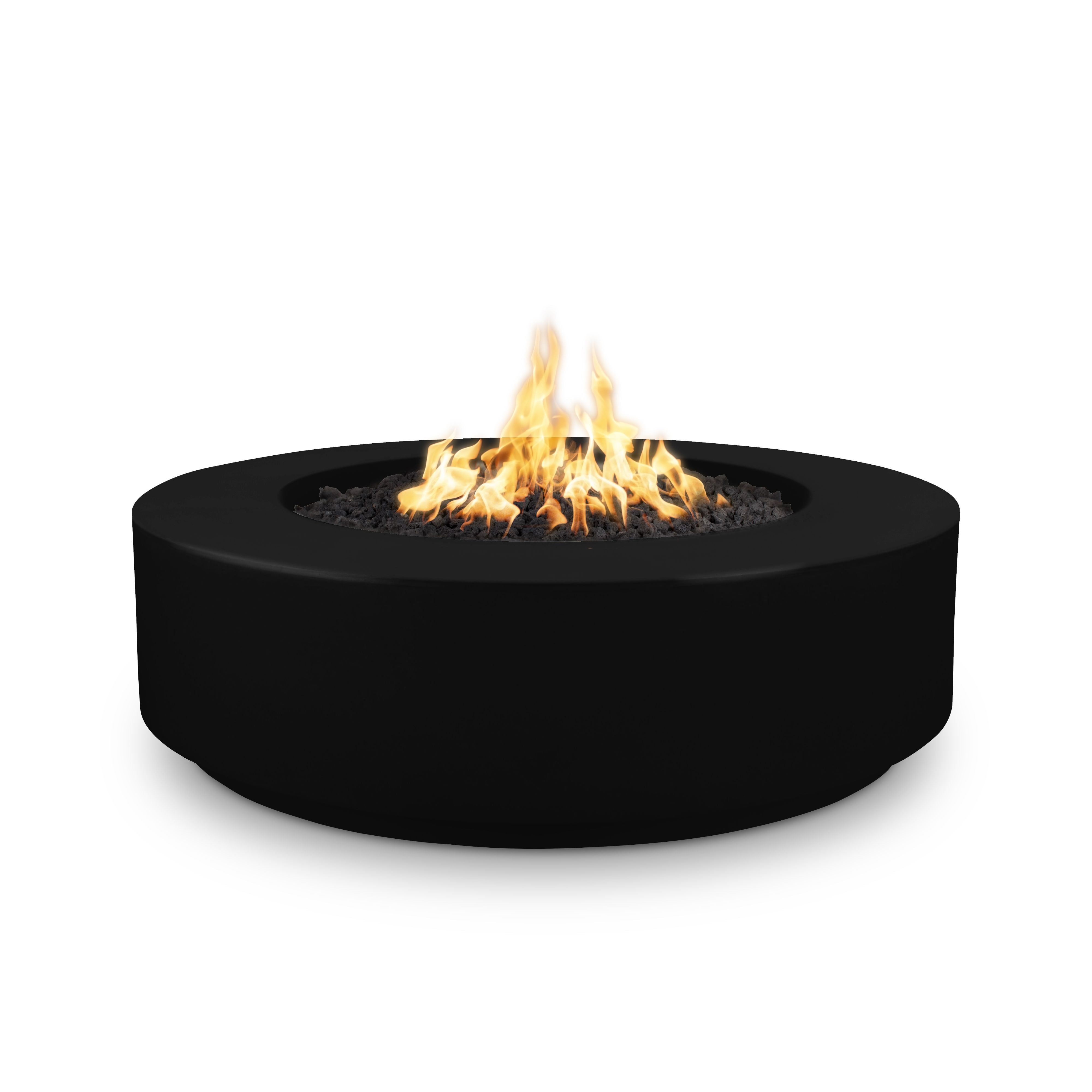 The Outdoor Plus Florence Fire Pit - GFRC Concrete – 12″ Tall