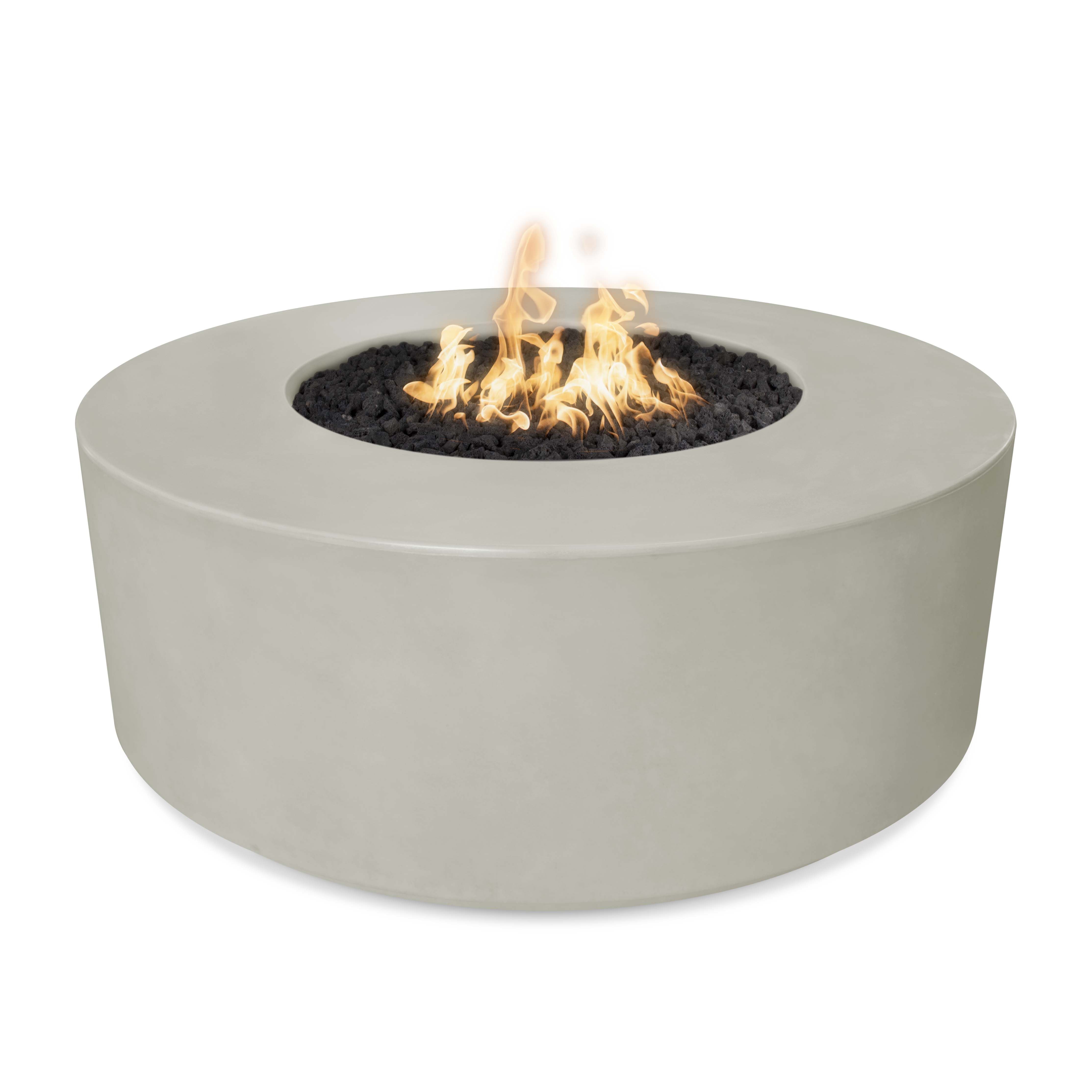 The Outdoor Plus Florence Fire Pit - GFRC Concrete – 20″ Tall