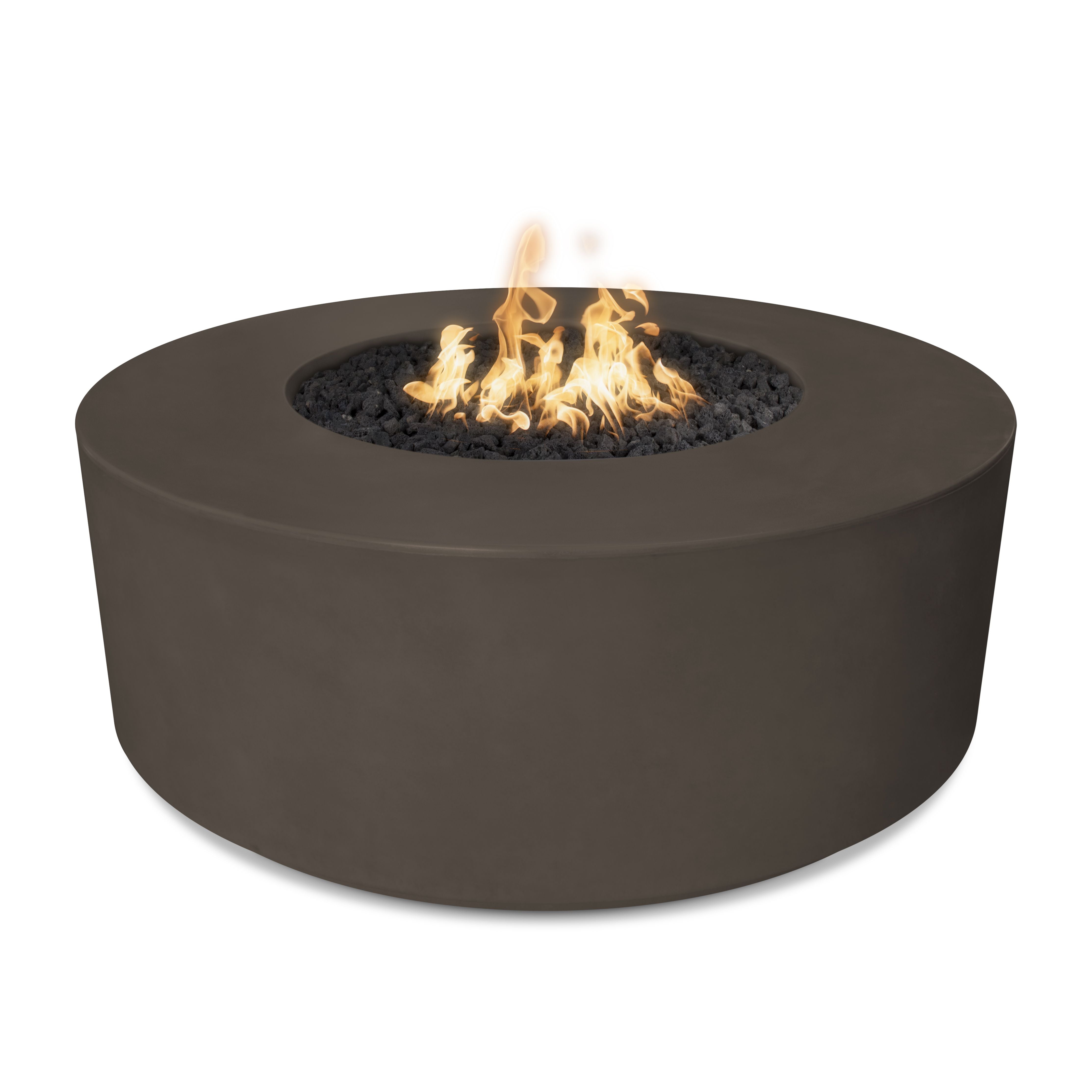 The Outdoor Plus Florence Fire Pit - GFRC Concrete – 20″ Tall