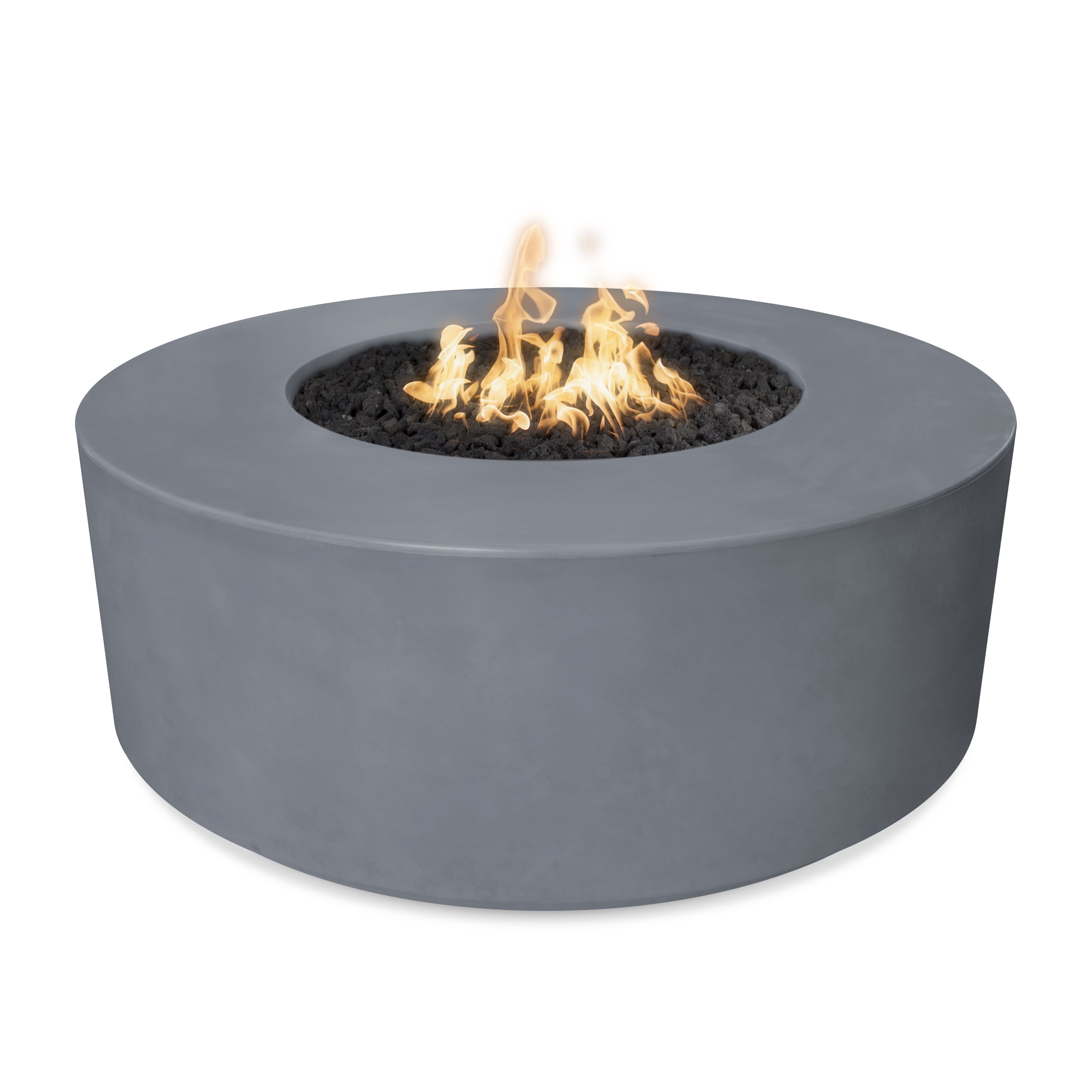 The Outdoor Plus Florence Fire Pit - GFRC Concrete – 20″ Tall