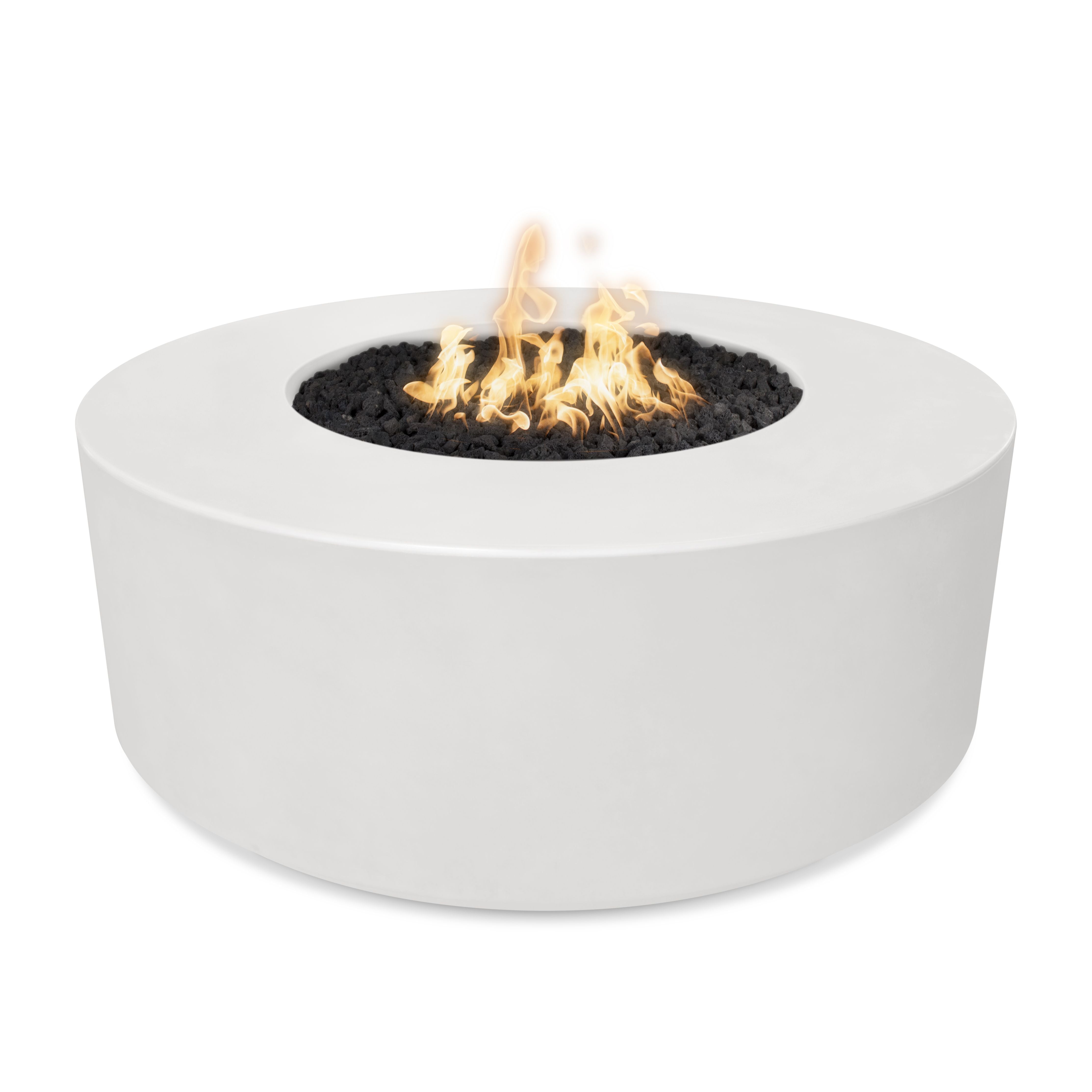 The Outdoor Plus Florence Fire Pit - GFRC Concrete – 20″ Tall