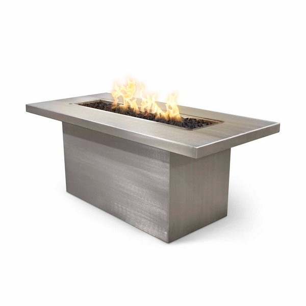 The Outdoor Plus Linear Bella Fire Table - Metal Collection