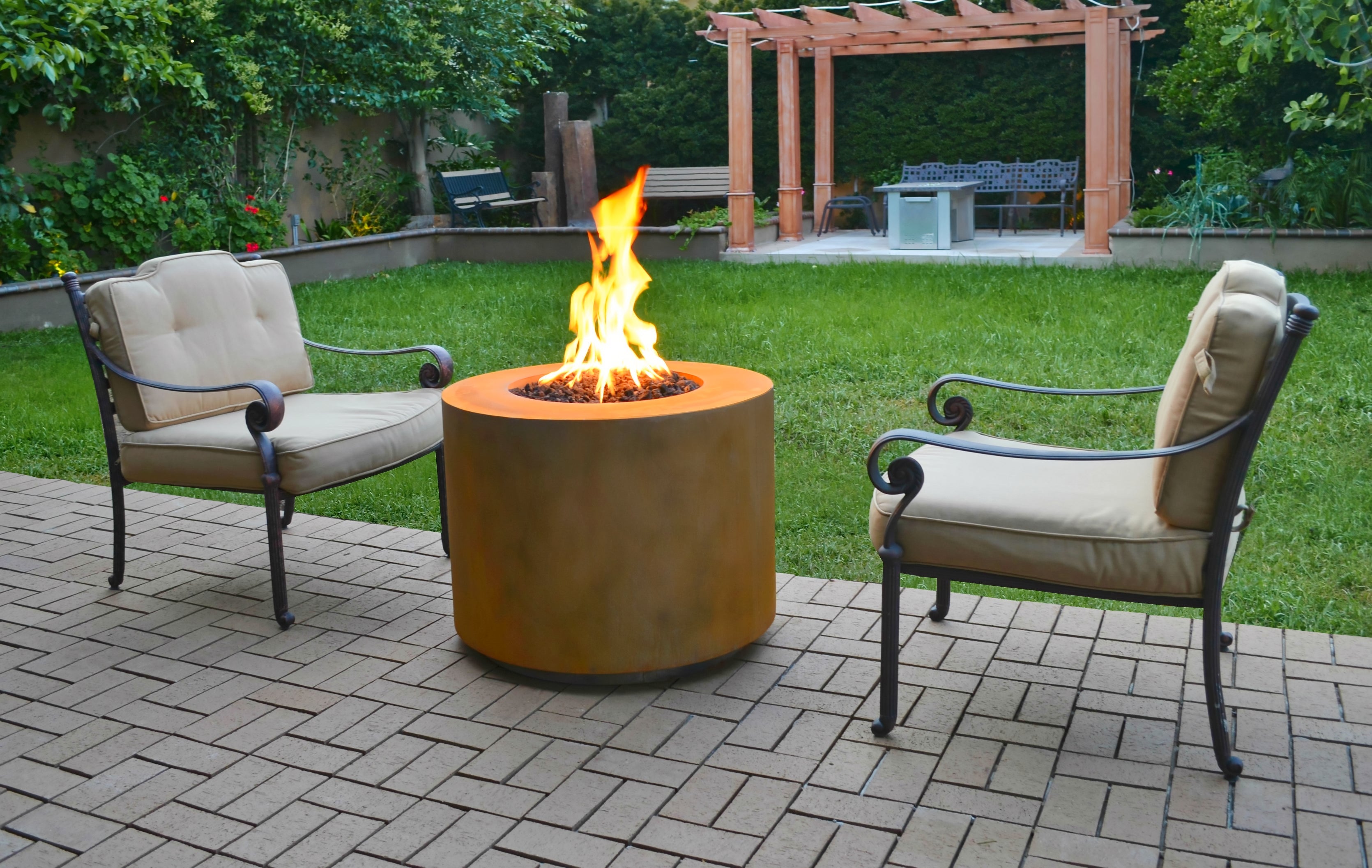 The Outdoor Plus Beverly Fire Pit - Metal Collection