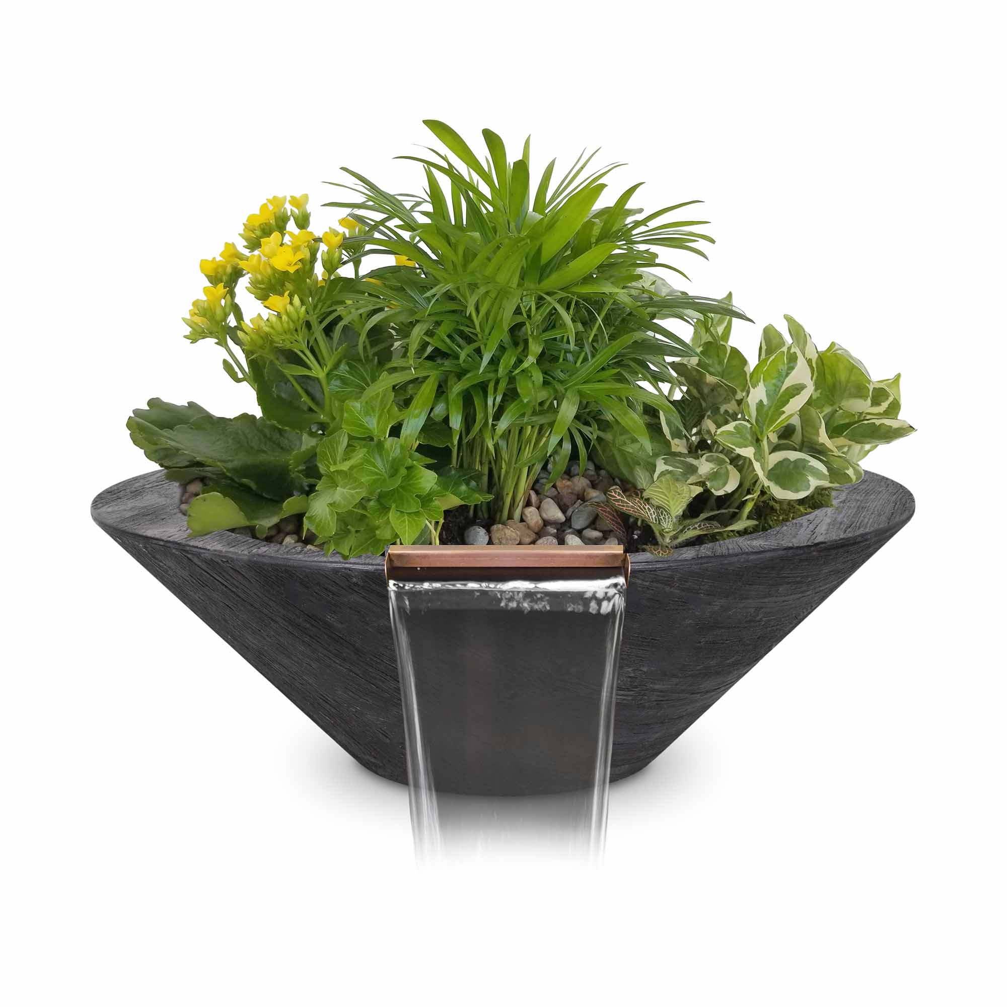 CAZO PLANTER & WATER BOWL – GFRC WOOD GRAIN