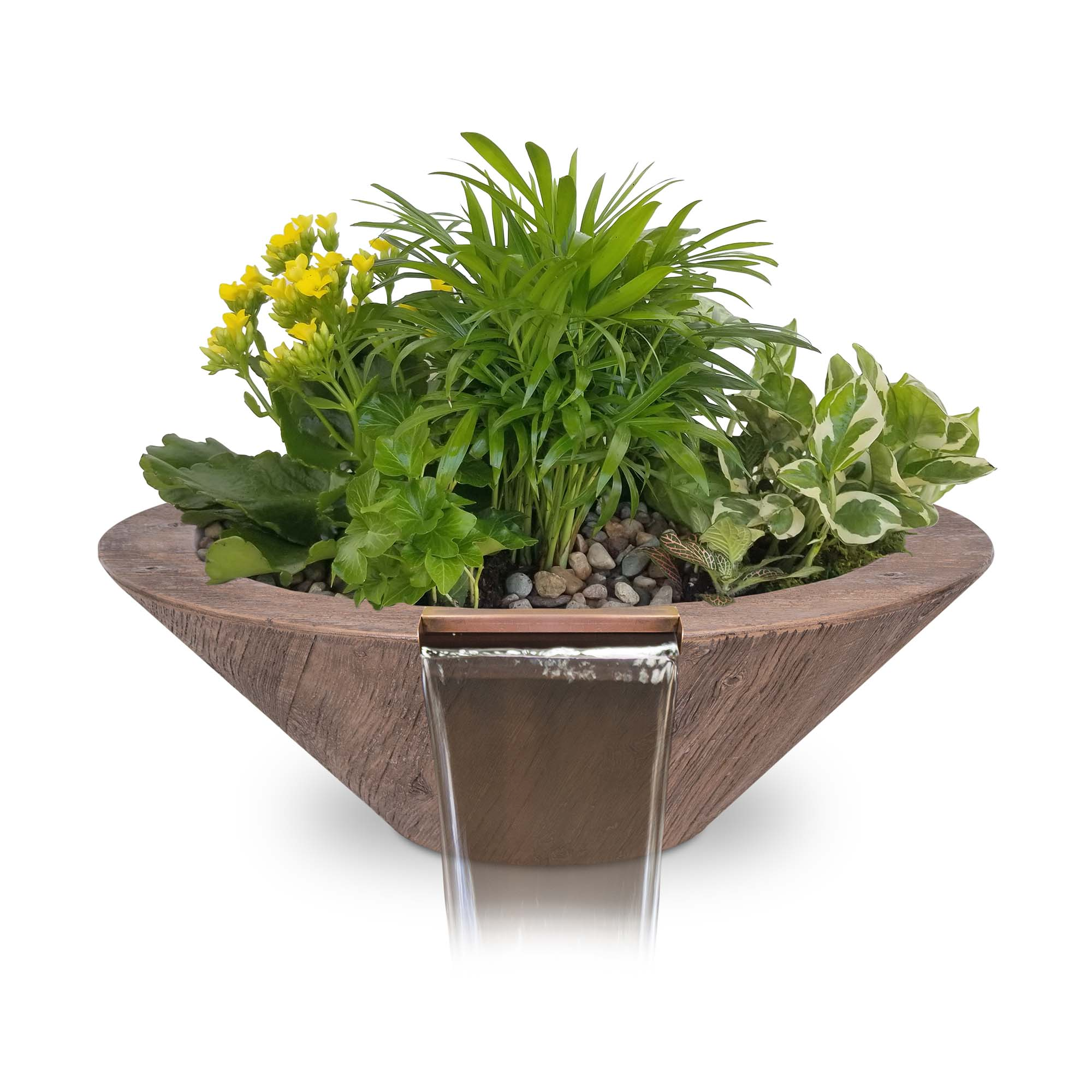 CAZO PLANTER & WATER BOWL – GFRC WOOD GRAIN