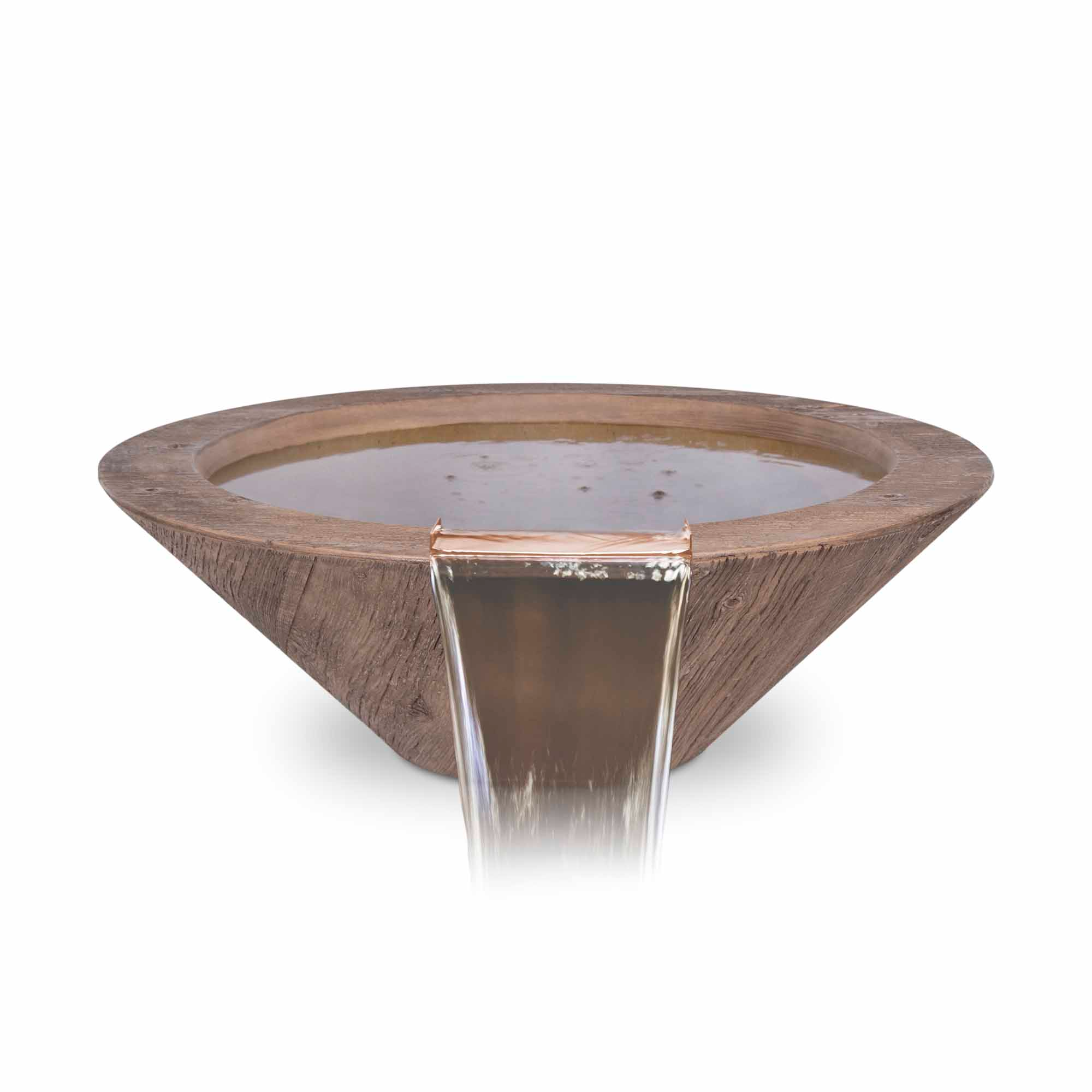 CAZO WATER BOWL ™ – GFRC WOOD GRAIN