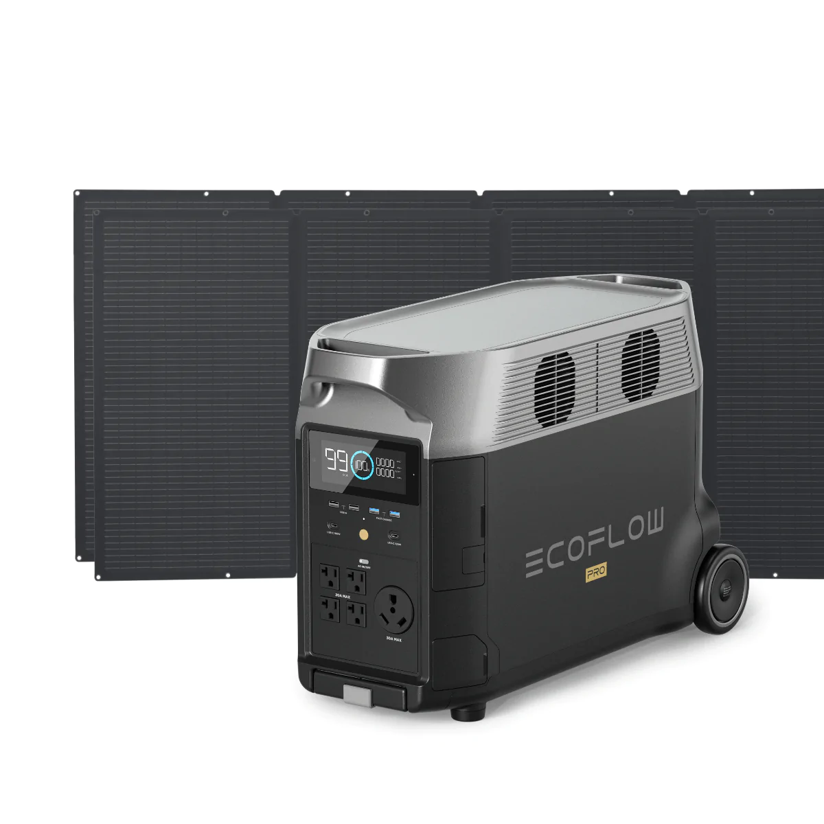 EcoFlow DELTA Pro + 400W Portable Solar Panel