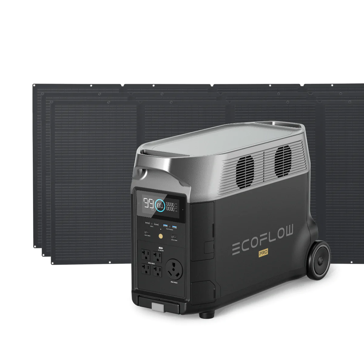 EcoFlow DELTA Pro + 400W Portable Solar Panel