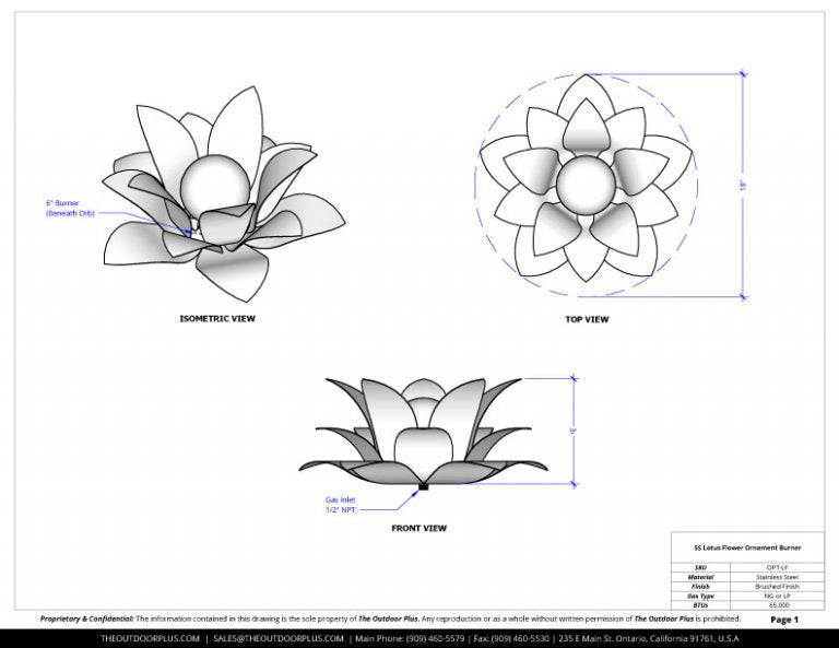 LOTUS FLOWER BURNER