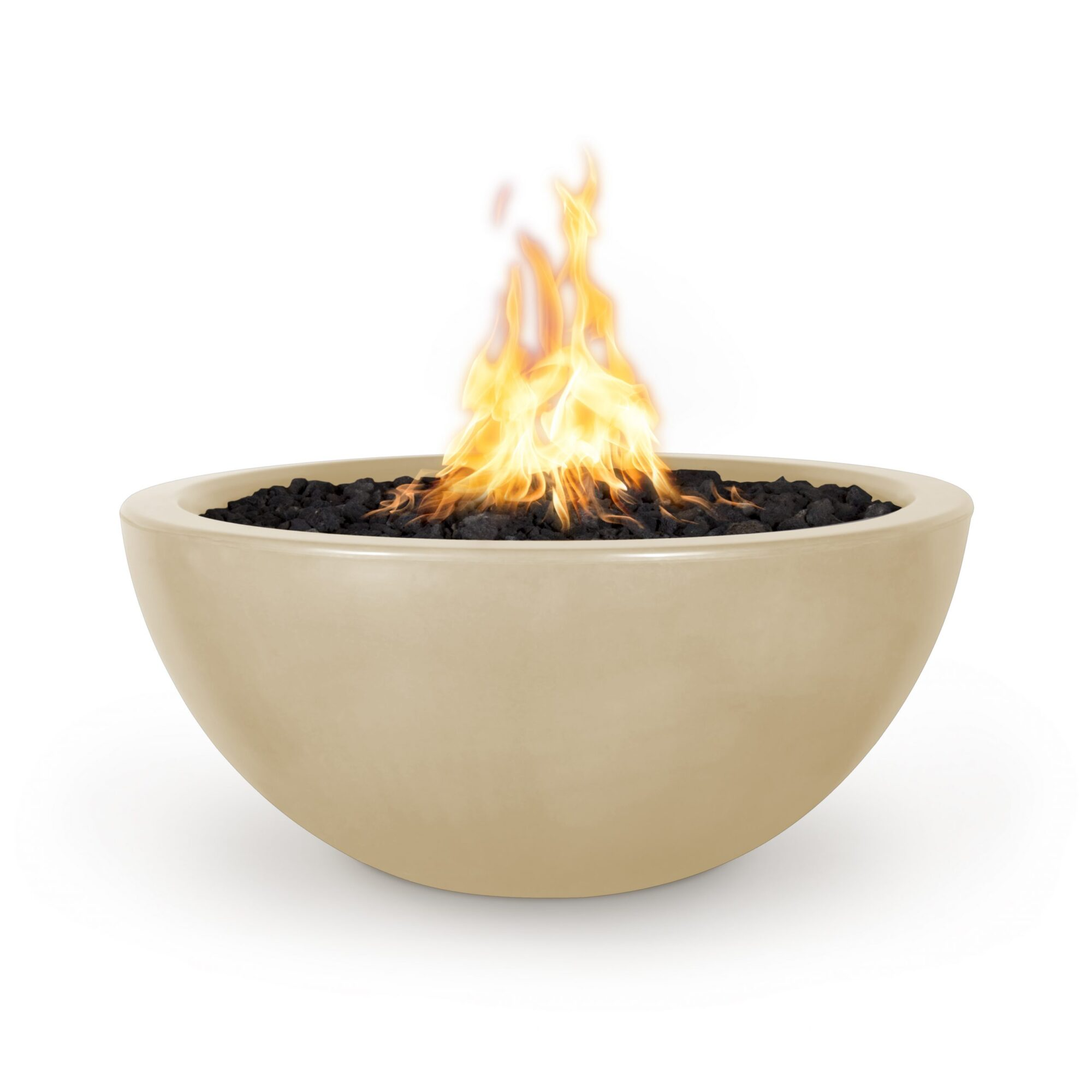 The Outdoor Plus Luna Fire Pit - GFRC Concrete