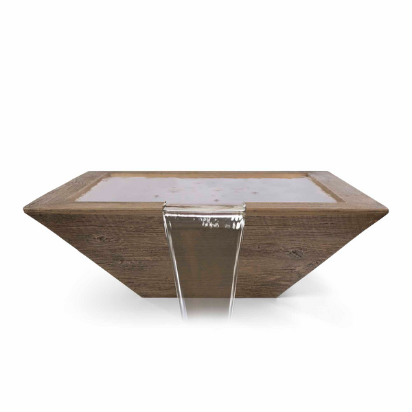 MAYA WATER BOWL – WOOD GRAIN CONCRETE