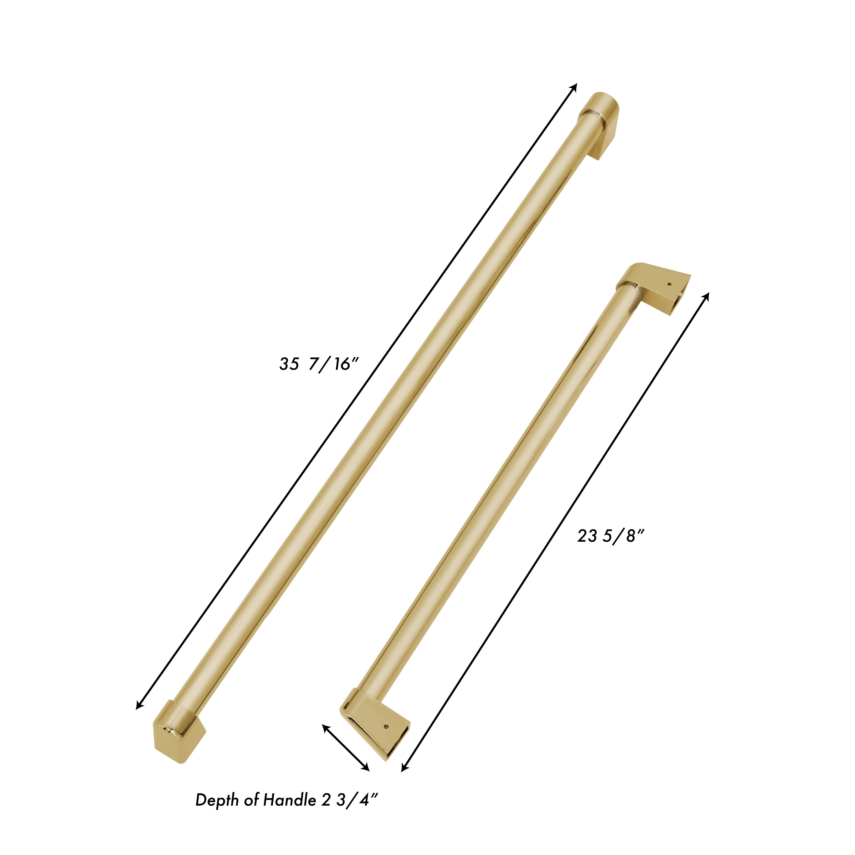 ZLINE 30 In. Autograph Edition Handle Set for Built in Refrigerators (2 Handles) (RBIVHZ-30)