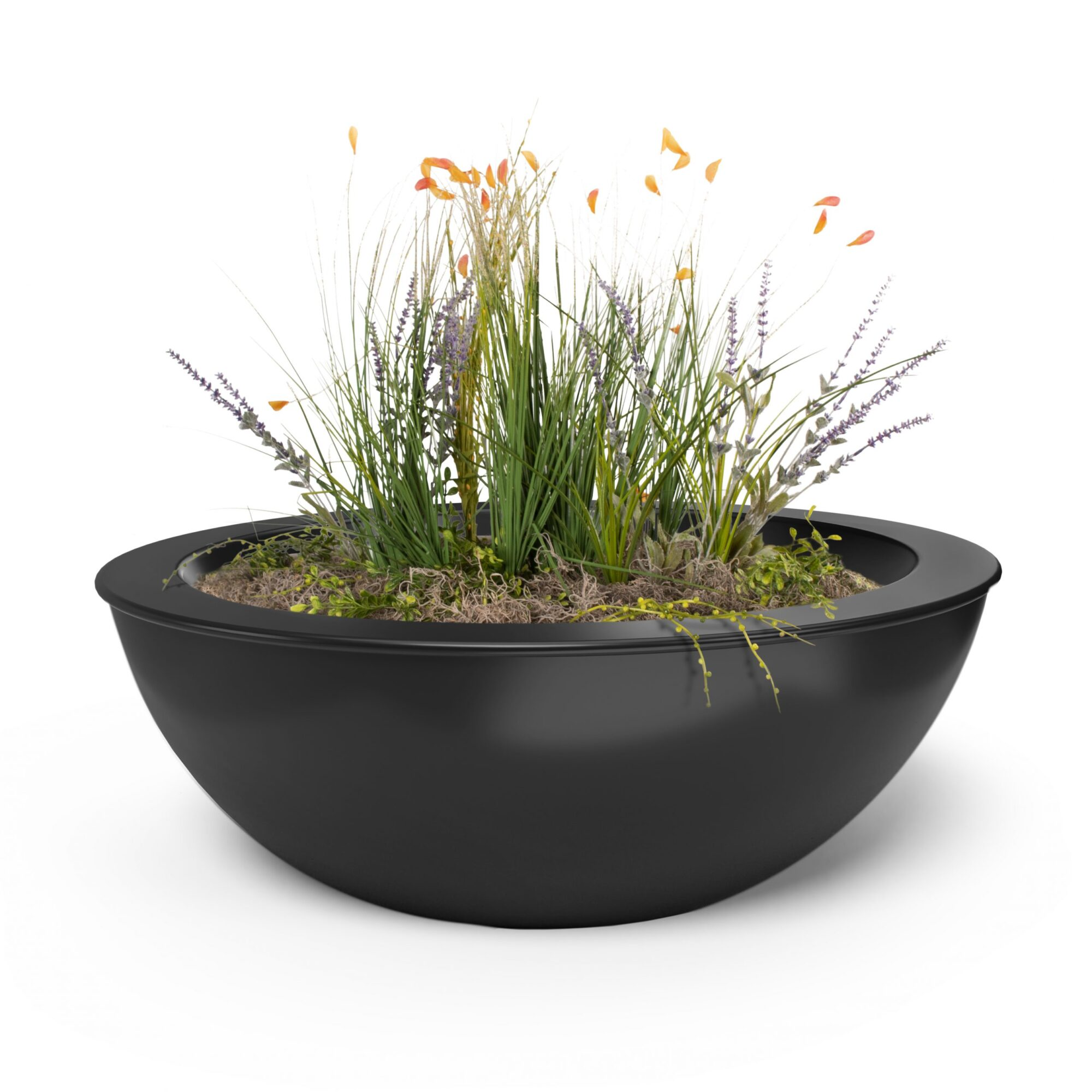 SEDONA PLANTER BOWL – METAL POWDER COAT