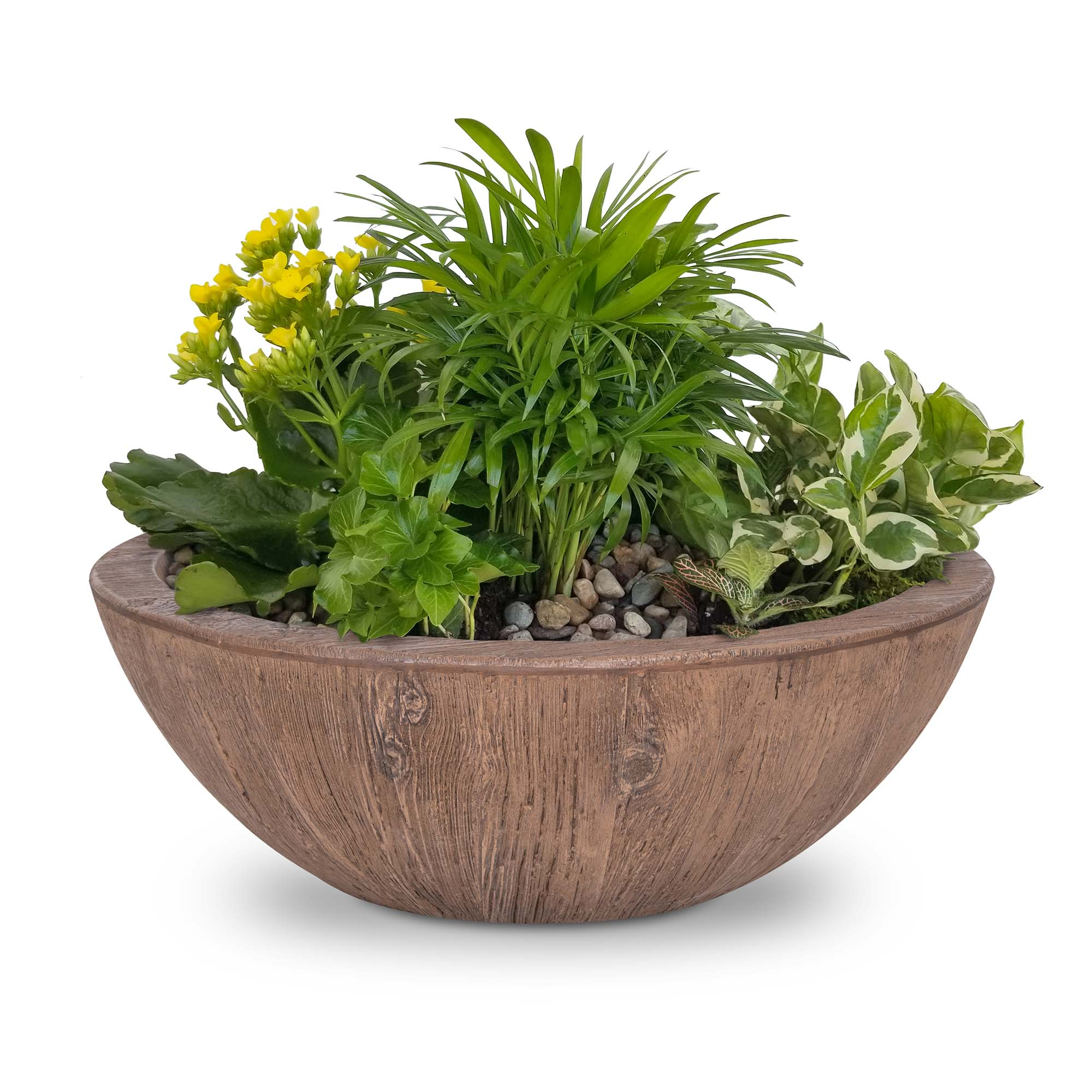 SEDONA PLANTER BOWL – WOOD GRAIN CONCRETE