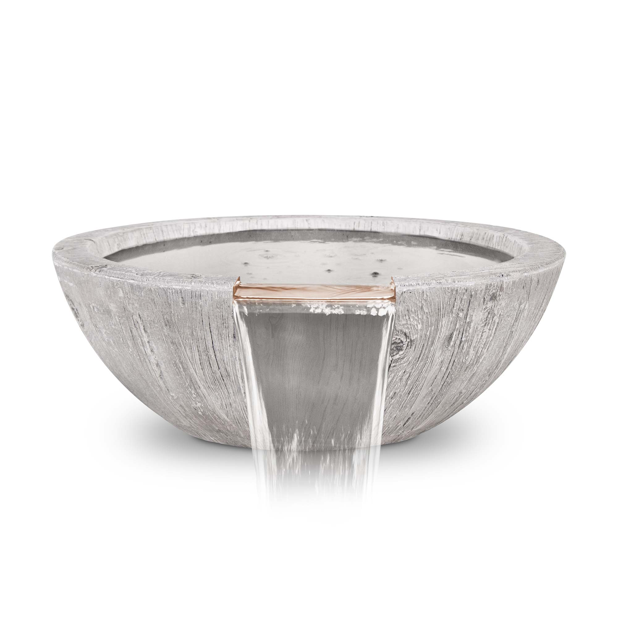 SEDONA WATER BOWL – GFRC WOOD GRAIN