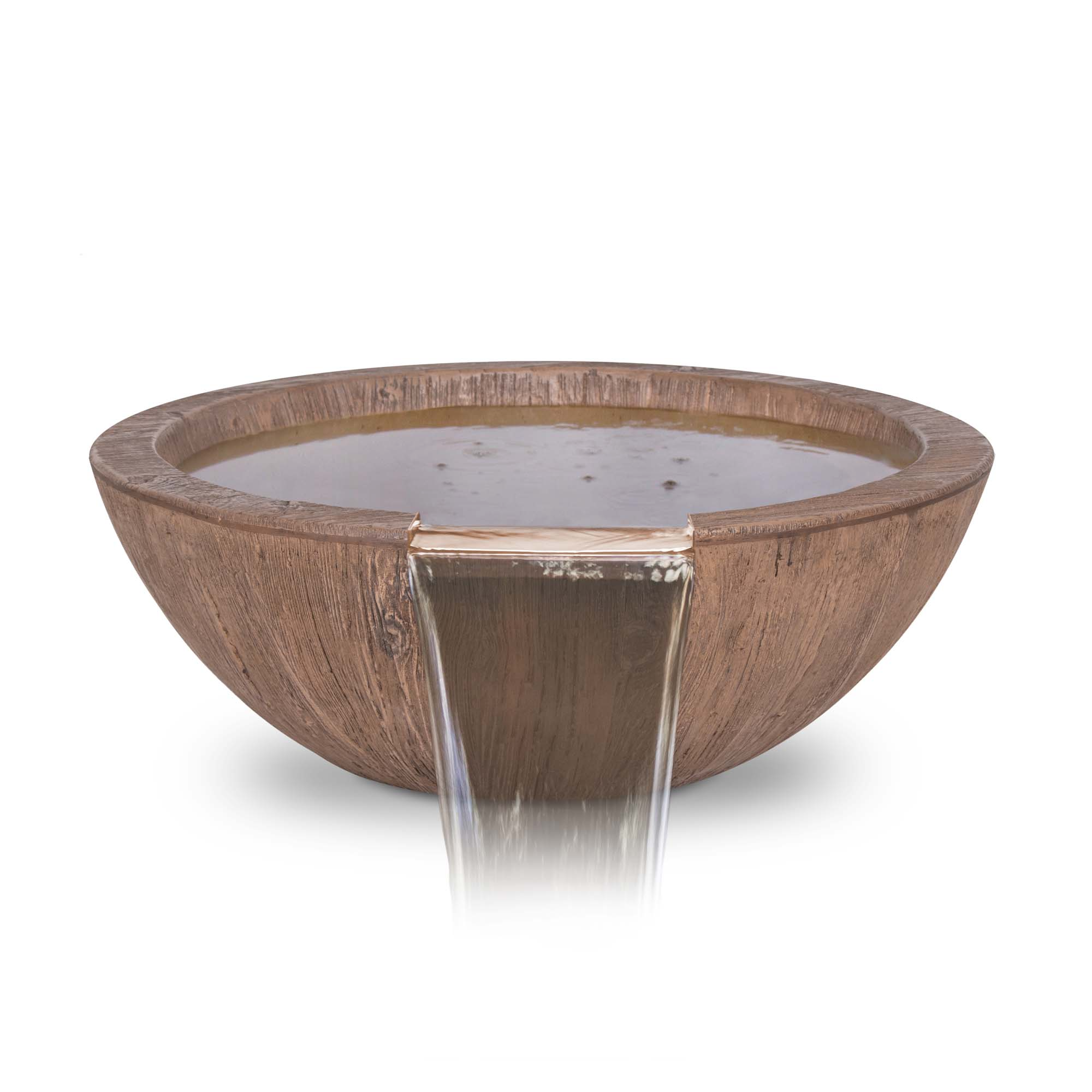 SEDONA WATER BOWL – GFRC WOOD GRAIN