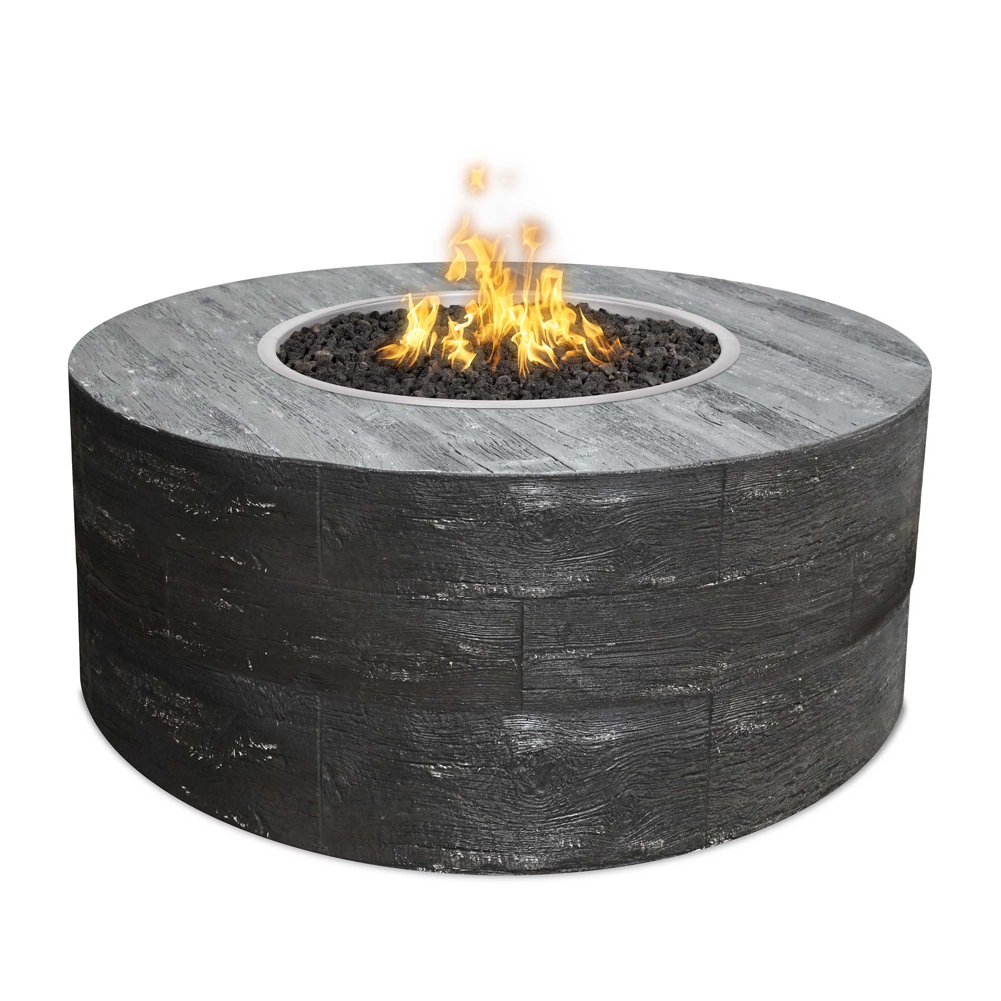 The Outdoor Plus Sequoia Wood Grain Fire Pit