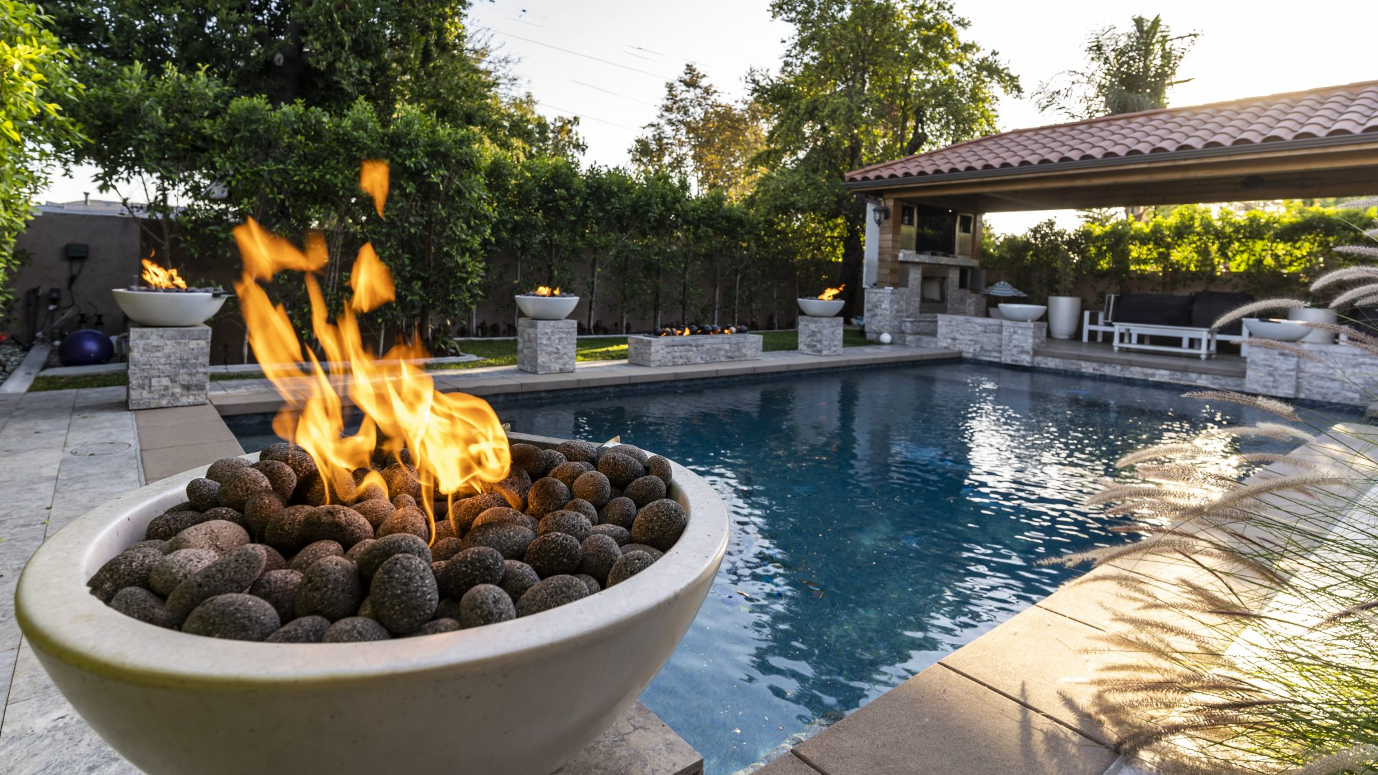 The Outdoor Plus Luna Fire Pit - GFRC Concrete