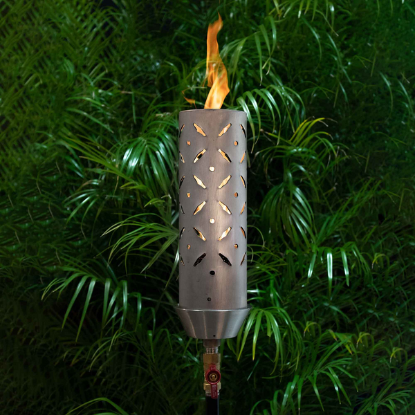 DIAMOND PLATE FIRE TORCH