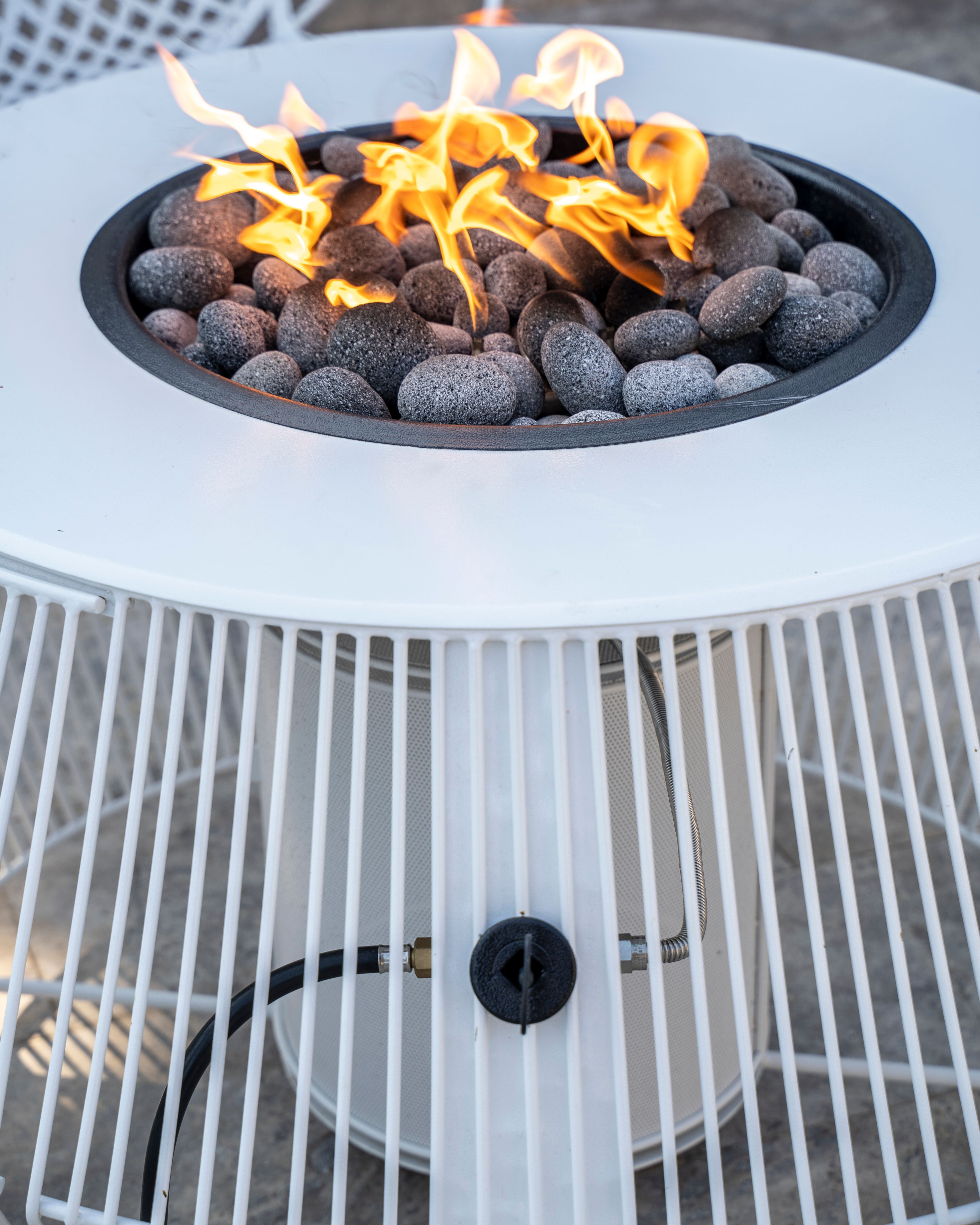 The Outdoor Plus Cesto Fire Pit - Black & White Collection