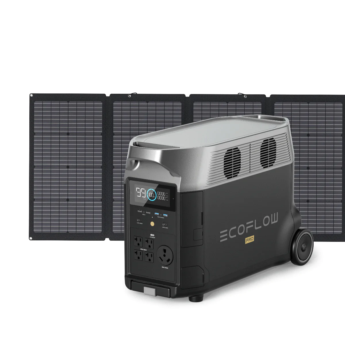 EcoFlow DELTA Pro + 220W Portable Solar Panel