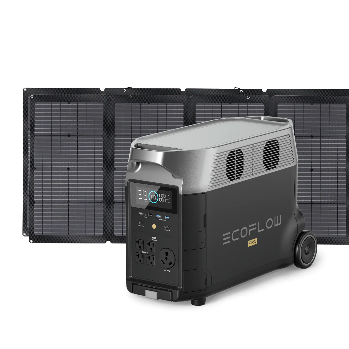 EcoFlow DELTA Pro + 220W Portable Solar Panel