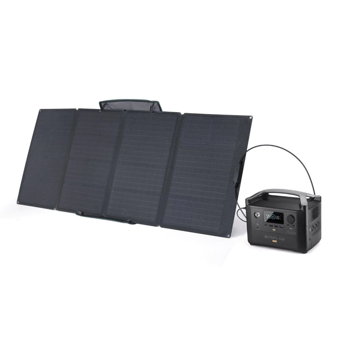 EcoFlow RIVER Pro + 160W Portable Solar Panel