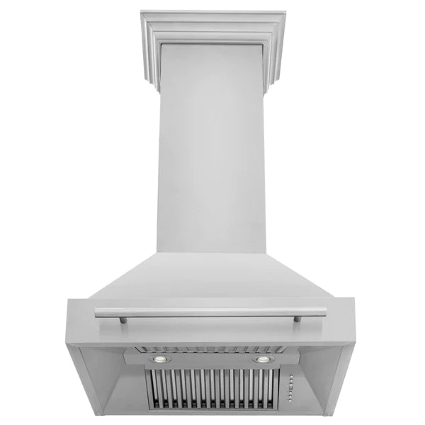 ZLINE 30" Stainless Steel Range Hood with Stainless Steel Handle