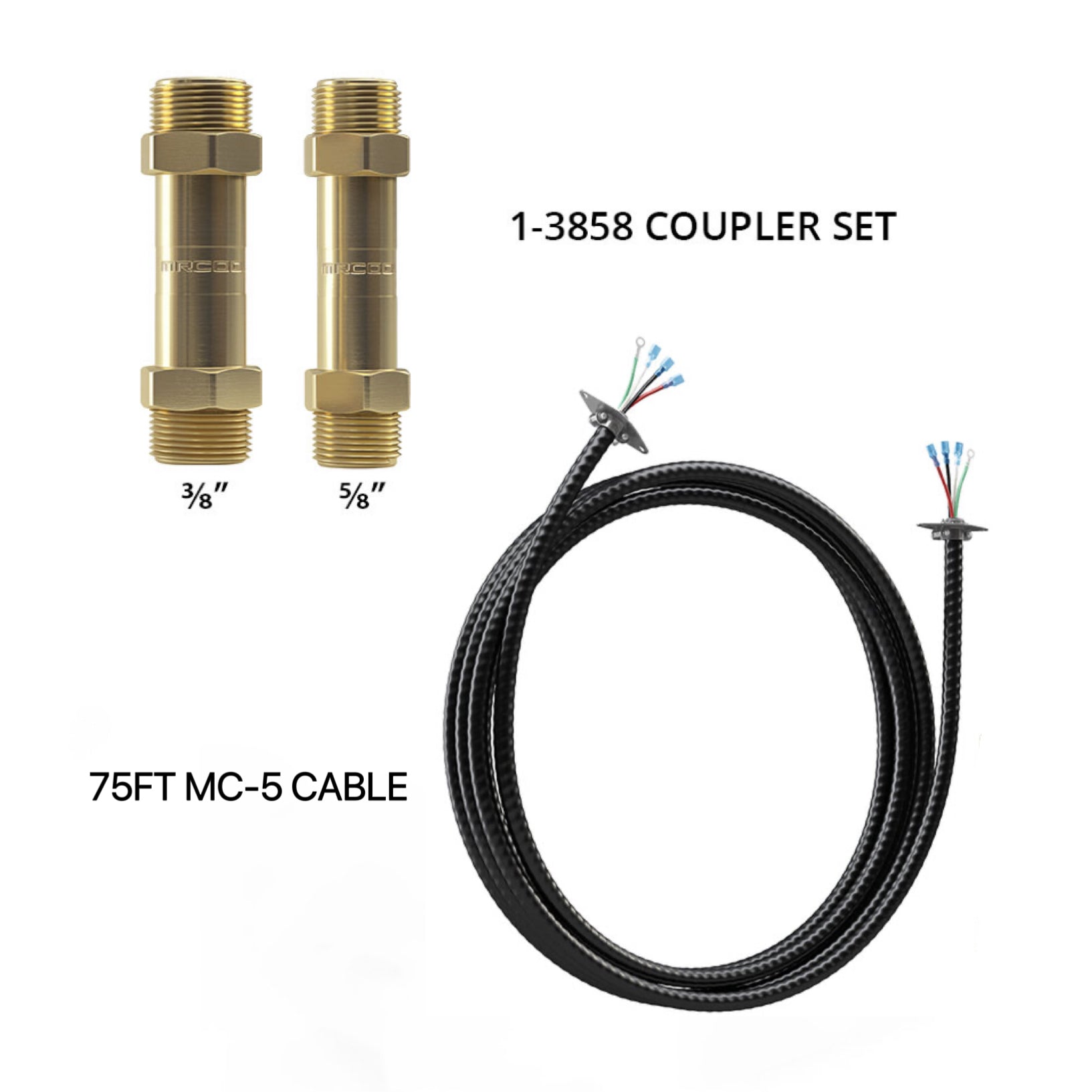 MrCool DIY 3/8 in. + 5/8 in. Couplers for 24K & 36K Line Set w/Communication Wire